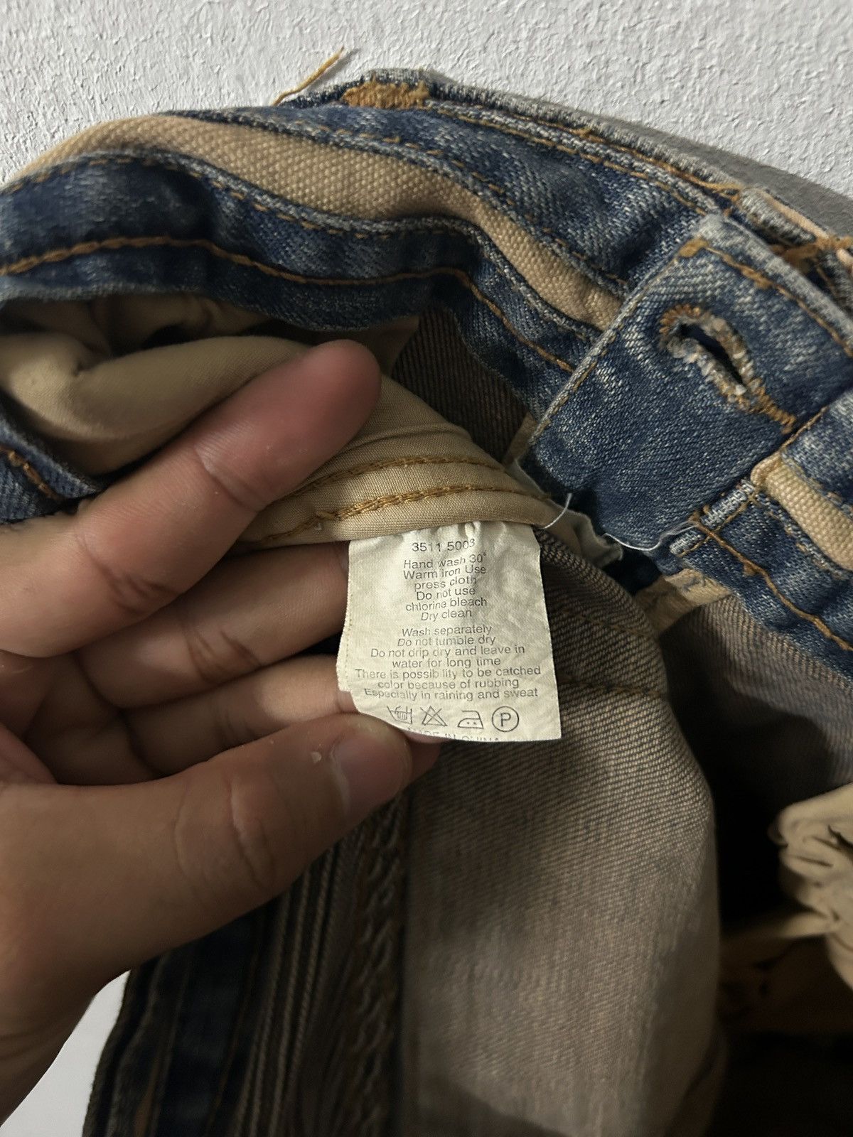 GOA 2000’s G.O.A mud wash biker jeans Size US 30 / EU 46 - 8 Thumbnail