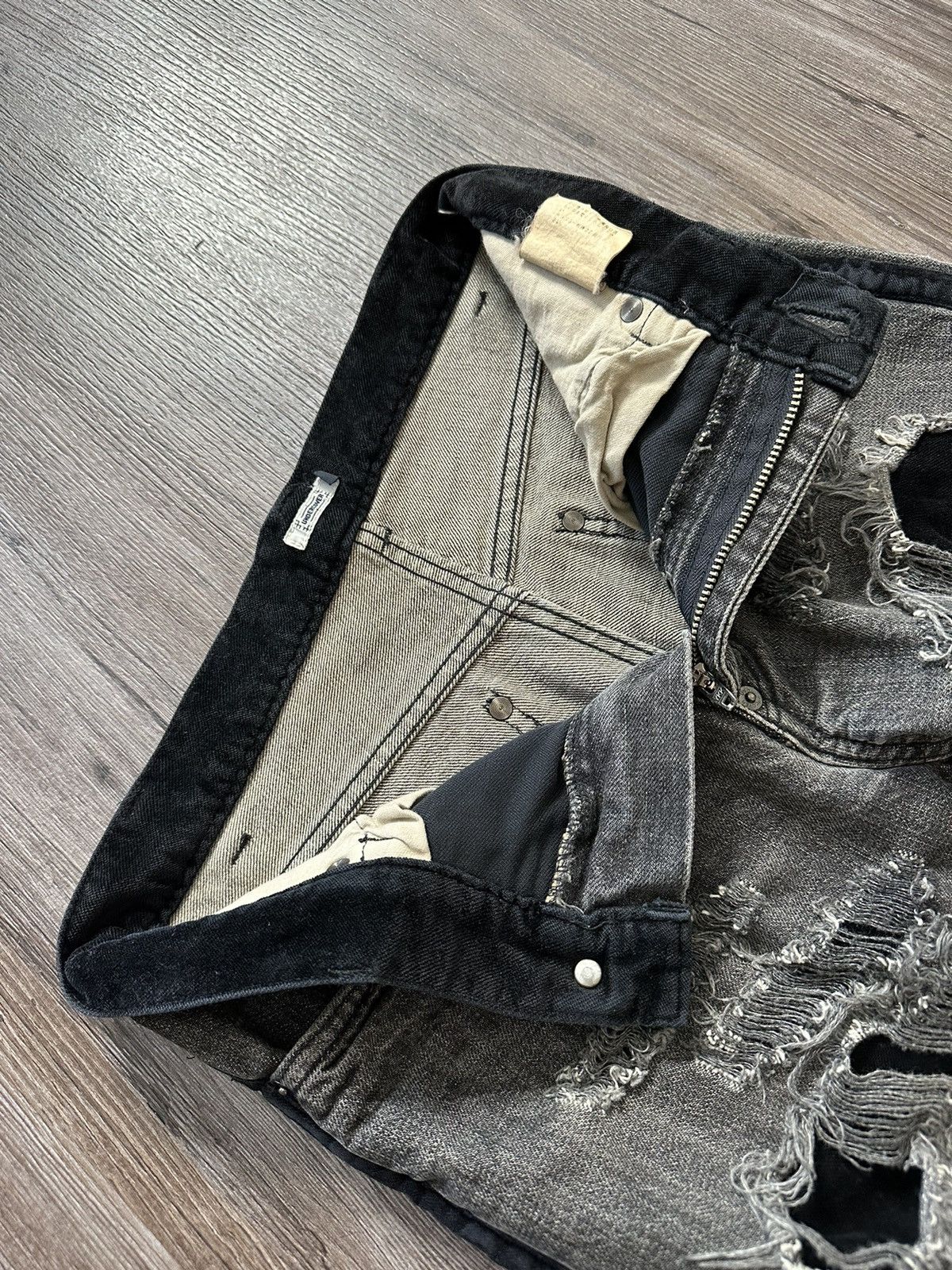 Undercover Undercover AW 02 Crash Denim Jeans Size US 29 - 15 Thumbnail
