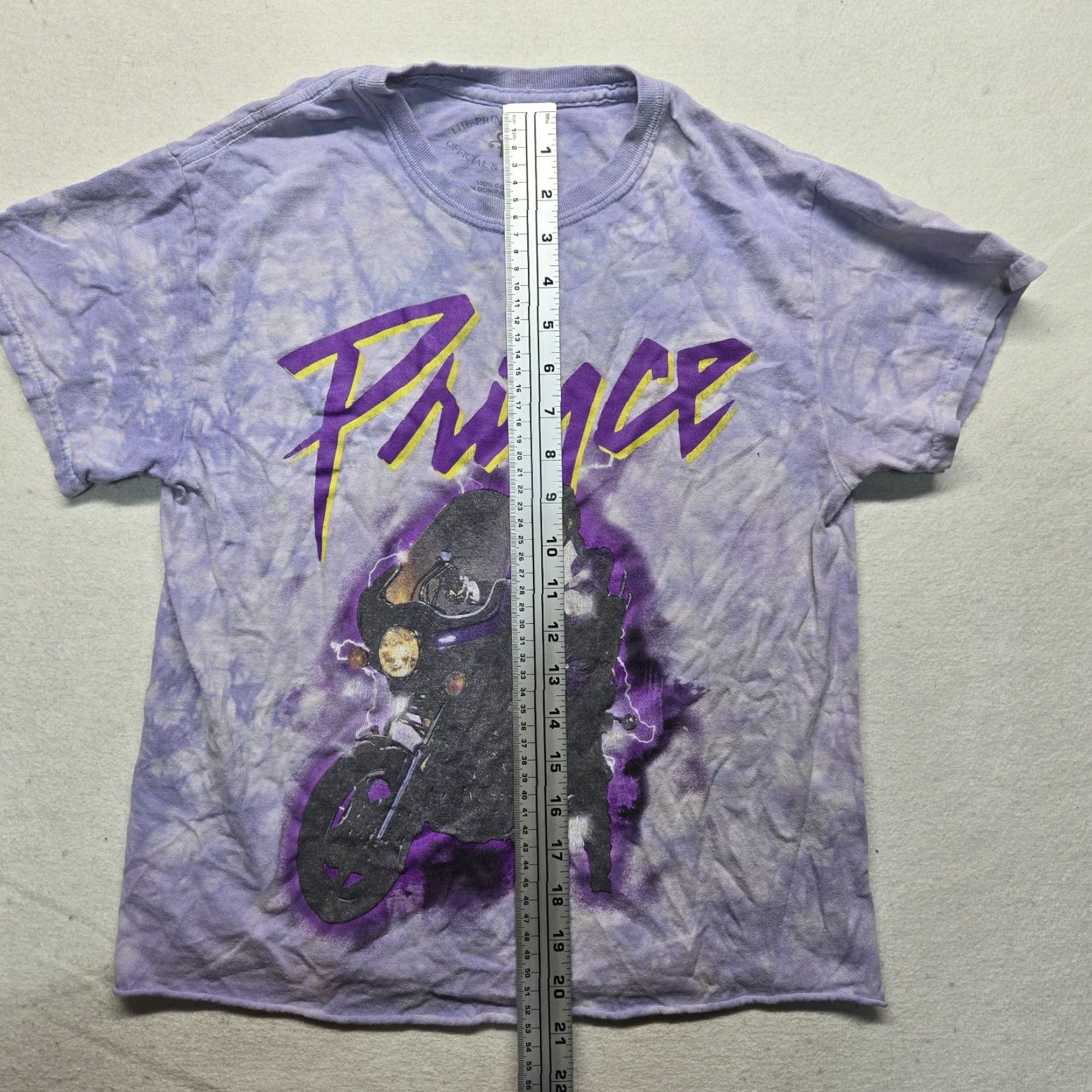 Prince VINTAGE Prince Shirt Women S Cropped Purple 90s Motorcycle Music Rock Adult Small Size Shirt Mens Womens Girls Not applicable Size S / US 4 / IT 40 - 4 Thumbnail