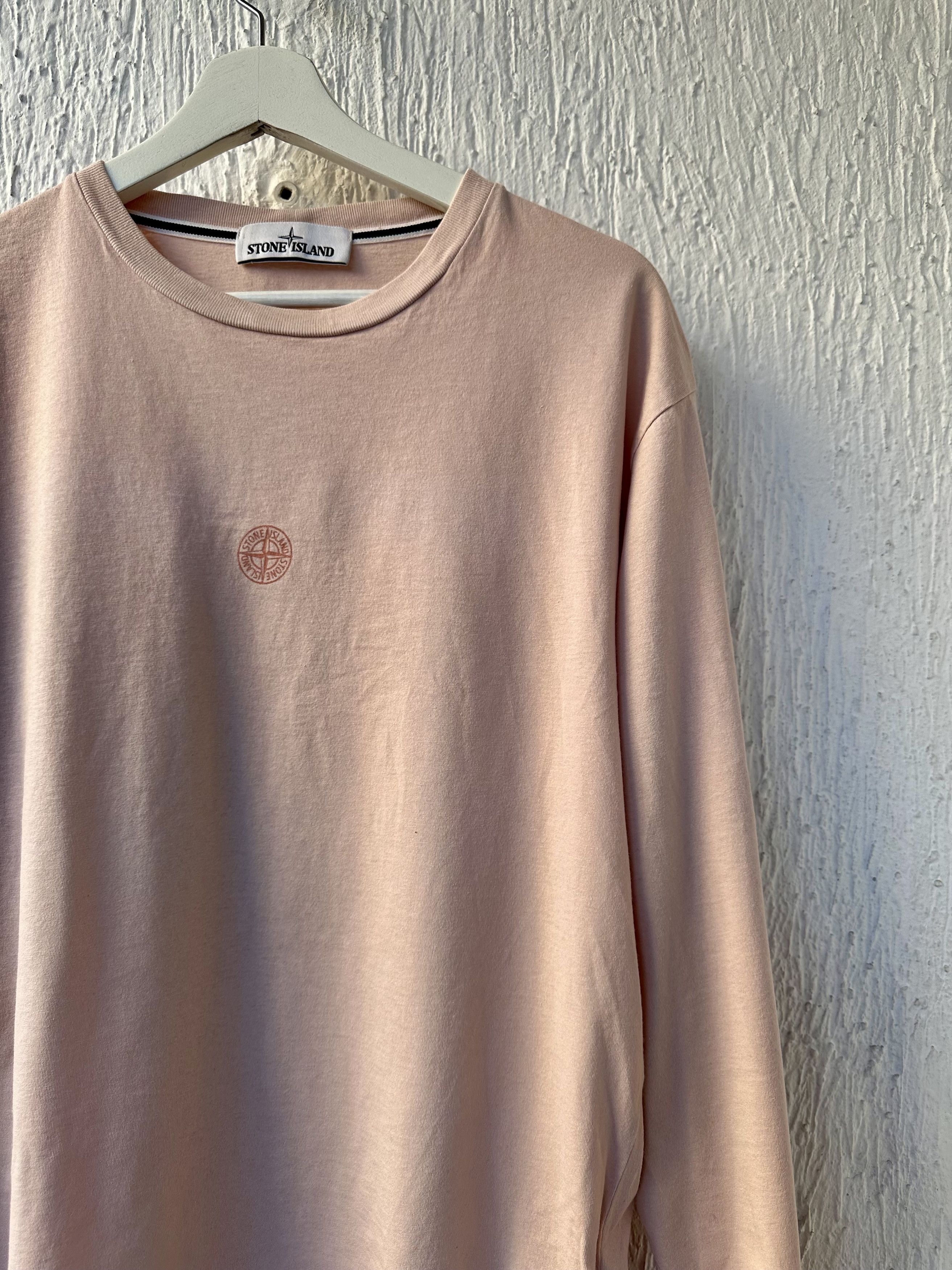 Stone Island PINK BLOCK TWO LONGSLEEVE Size US L / EU 52-54 / 3 - 2 Thumbnail