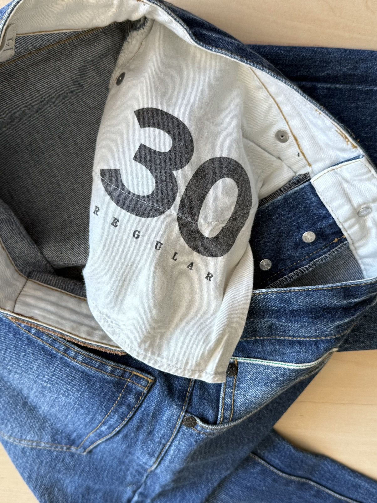 Han Kjobenhavn Han Kjobenhavn Regular Selvage Denim Lot. 04 Jeans Size US 30 / EU 46 - 10 Thumbnail