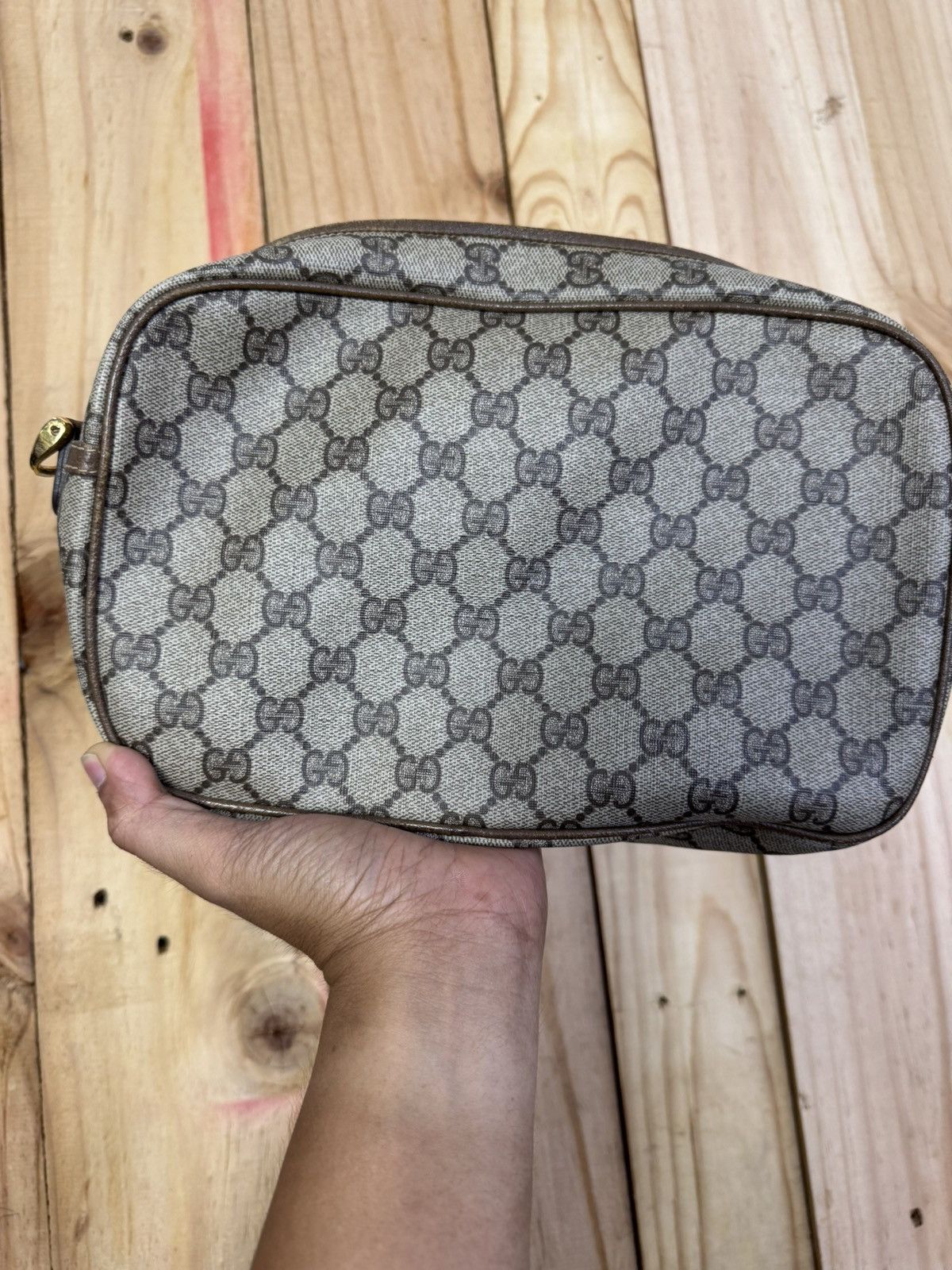 Designer × Gucci × Vintage Vintage Gucci Clutch Bag Sling Bag Size ONE SIZE - 14 Thumbnail