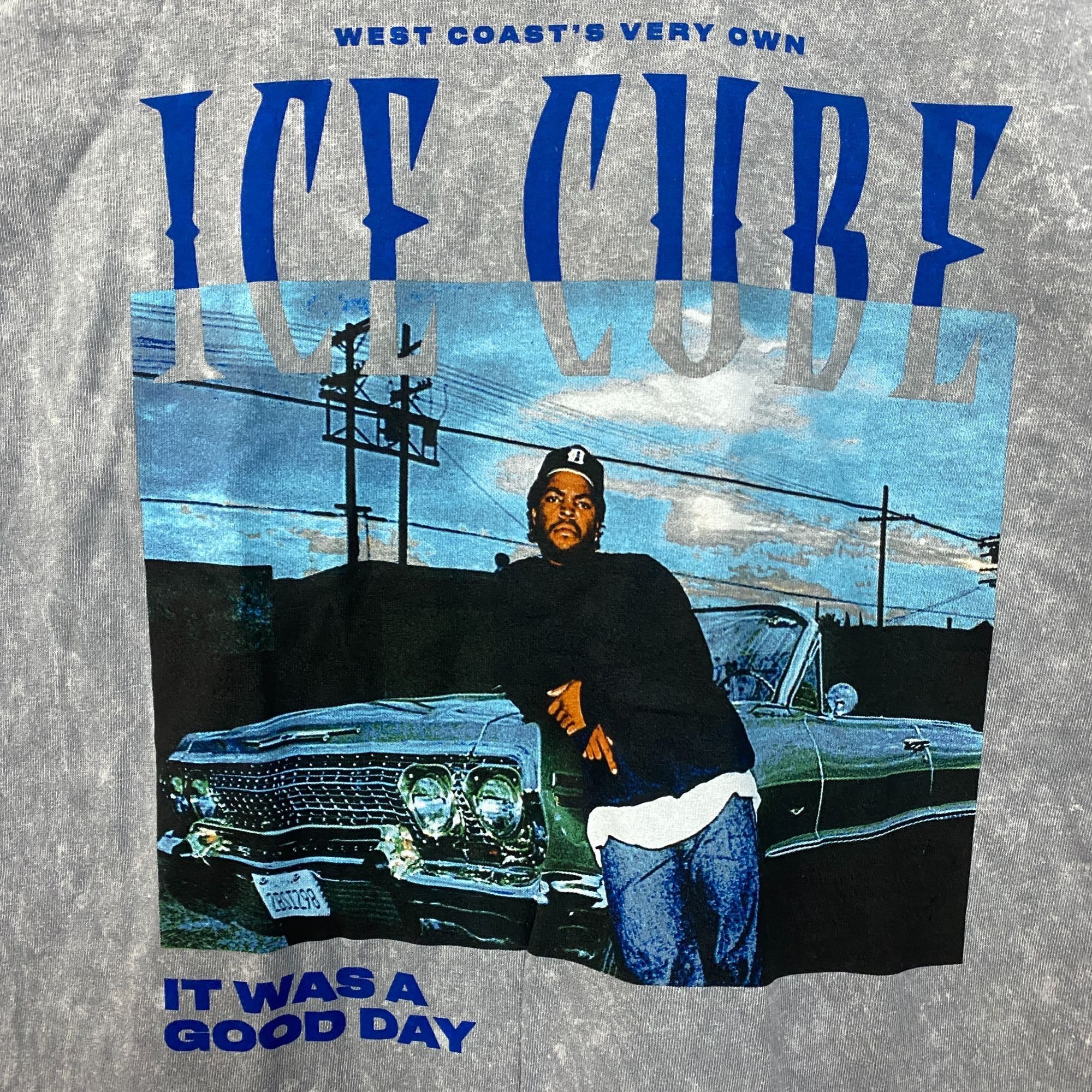 Rap Tees Ice Cube "It Was A Good Day" Graphic Acid Wash T-Shirt Mediu Size US M / EU 48-50 / 2 - 2 Thumbnail