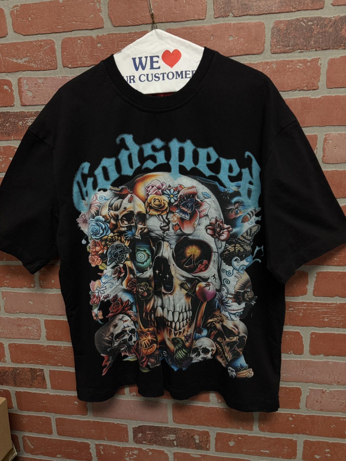 Godspeed Godspeed Eternal Dream Bone Tee Black Size L (NEW) Size US L / EU 52-54 / 3 - 4 Thumbnail