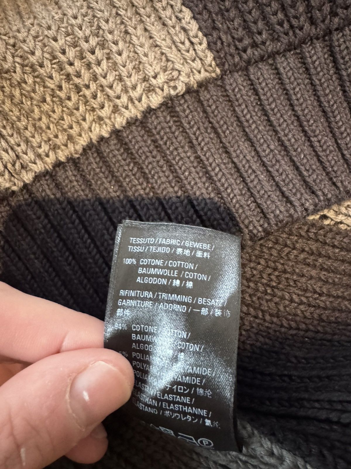 Balenciaga Rare Balenciaga checkered sweater Size US XS / EU 42 / 0 - 4 Thumbnail