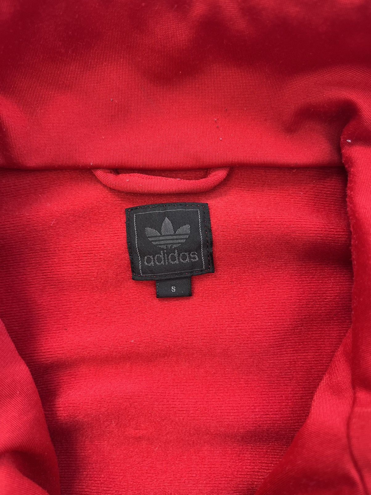 Adidas × Vintage Vintage Adidas Track Y2K Jacket Striped Red White Size US S / EU 44-46 / 1 - 4 Thumbnail