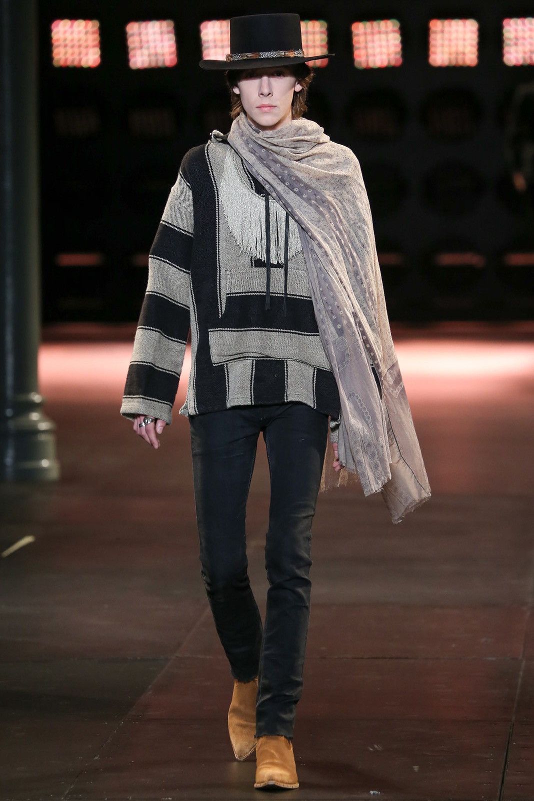 Saint Laurent Paris SAINT LAURENT PARIS BY HEDI SLIMANE 15SS GYPSY WIZARD HOODIE Size US M / EU 48-50 / 2 - 1 Thumbnail