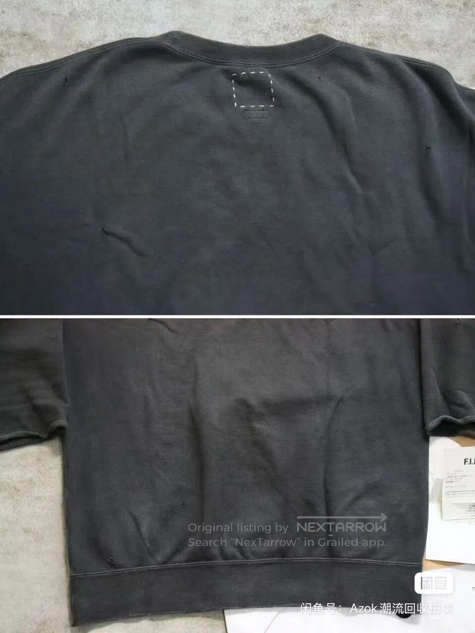 Visvim Visvim 21AW Jumbo Sweat 3/4 Crash. Size US S / EU 44-46 / 1 - 6 Thumbnail