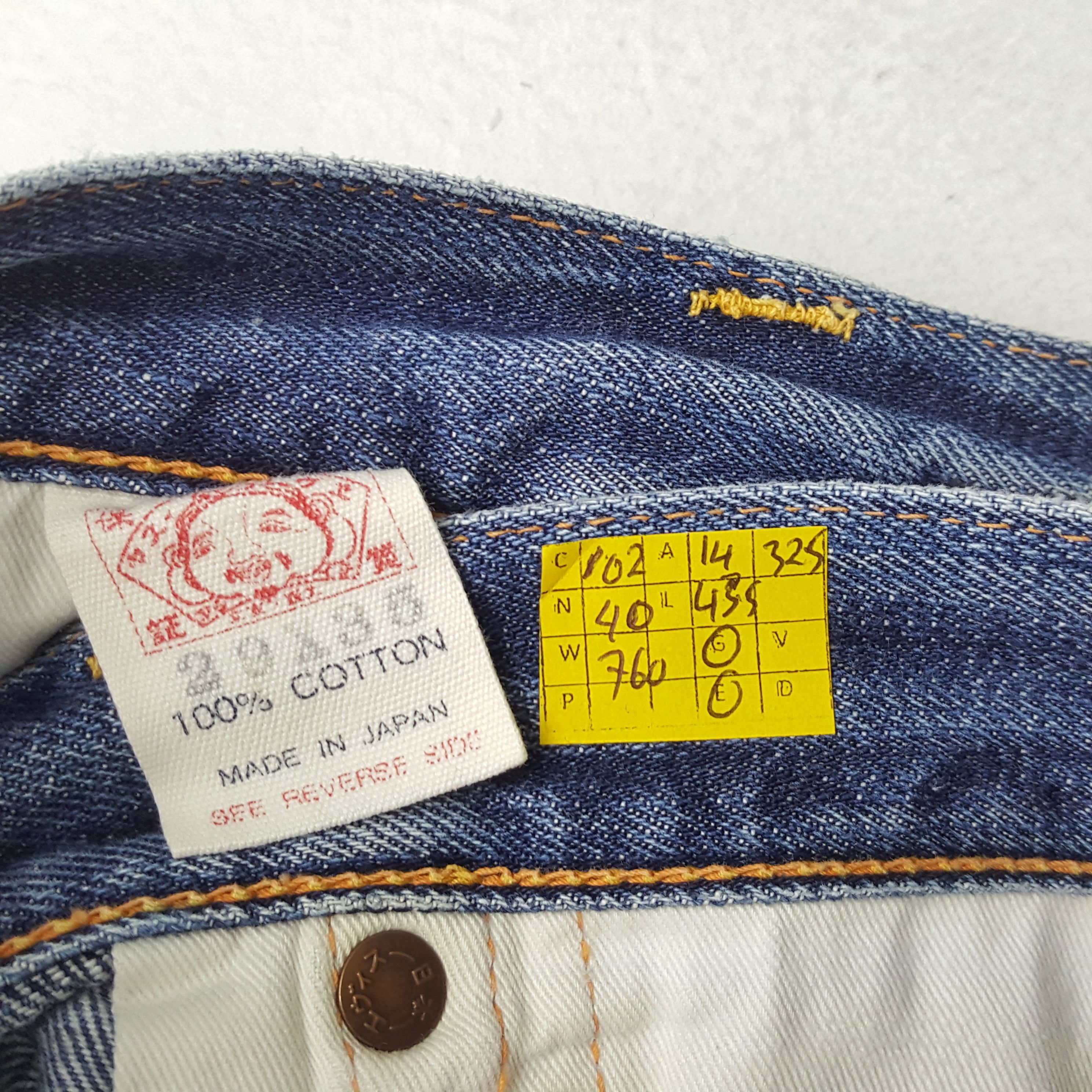 Evisu × Japanese Brand × Vintage Vintage EVISU Japanese Brand Daicock Custom Style Jeans Size US 28 / EU 44 - 14 Thumbnail