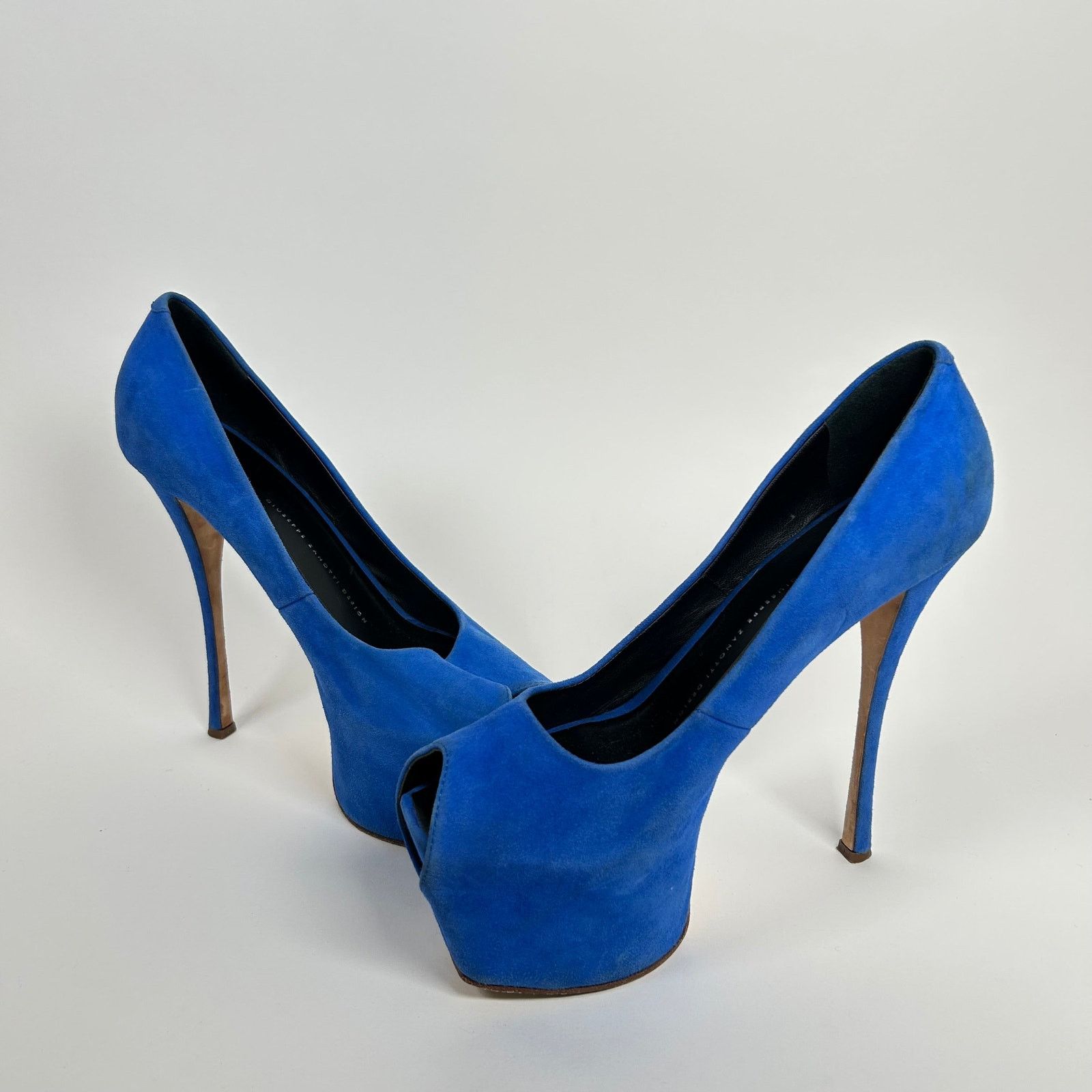 Giuseppe Zanotti Giuseppe Zanotti Royal Blue Heels Size 40 Size US 10 / IT 40 - 4 Thumbnail