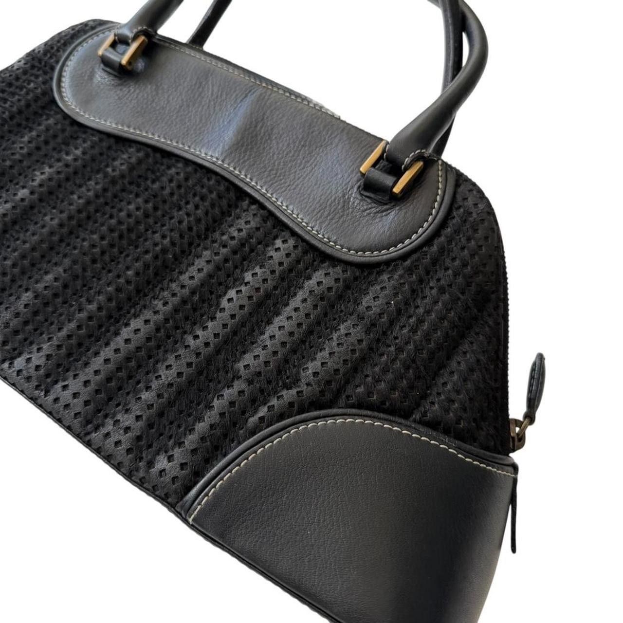 Dior Christian Dior Cadillac Handbag Black Leather Bag Size ONE SIZE - 6 Thumbnail