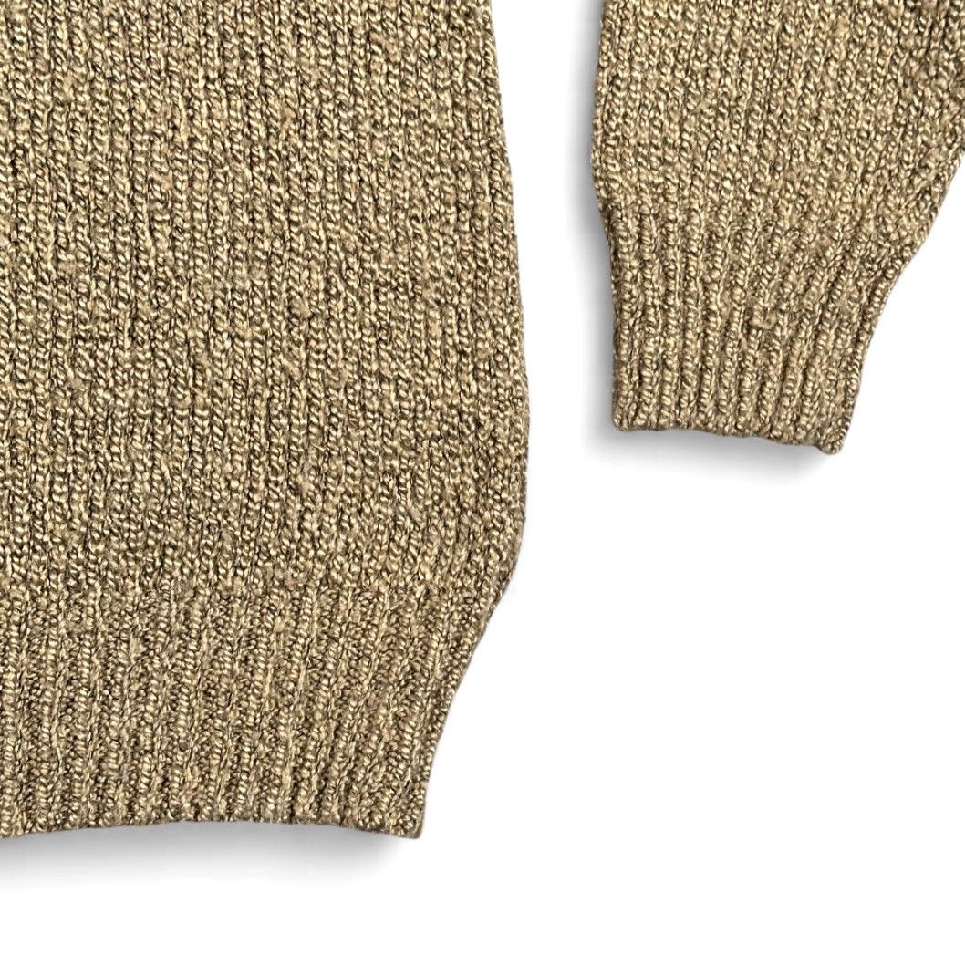Vintage Northern Isles Sweater Womens LARGE Brown Gray Nordic Fair Isle Raglan Y2K Size L / US 10 / IT 46 - 5 Thumbnail