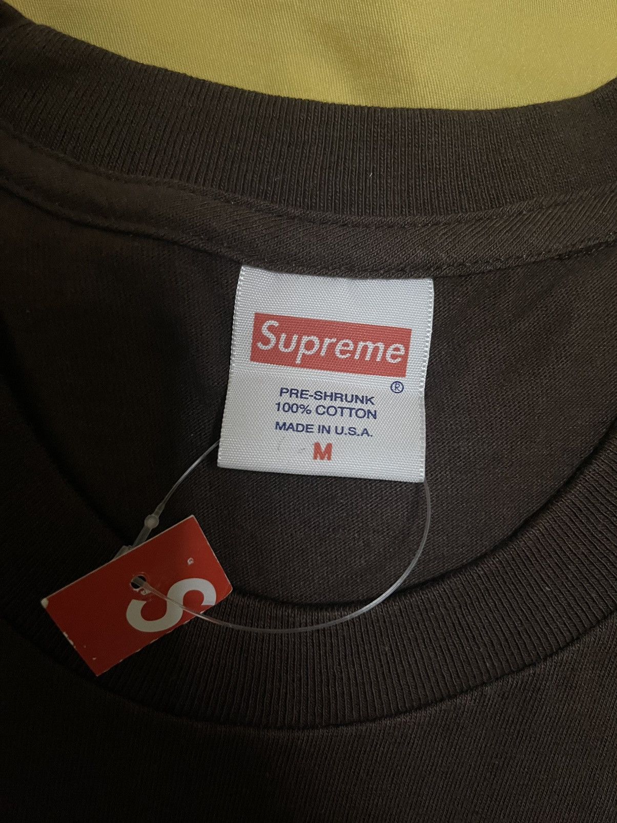 Supreme Supreme 20th anniversary box logo tee brown ds Size US M / EU 48-50 / 2 - 3 Thumbnail