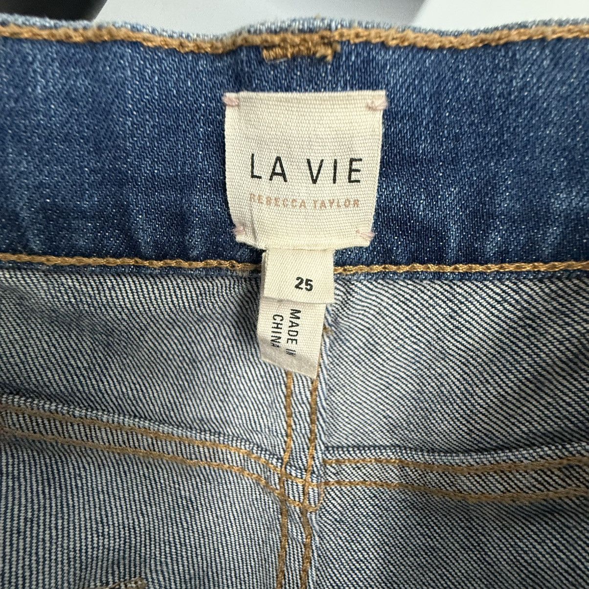 Rebecca Taylor La Vie Rebecca Taylor Patched Flare Jeans | Size 25 Size 25" / US 0 / IT 36 - 4 Thumbnail