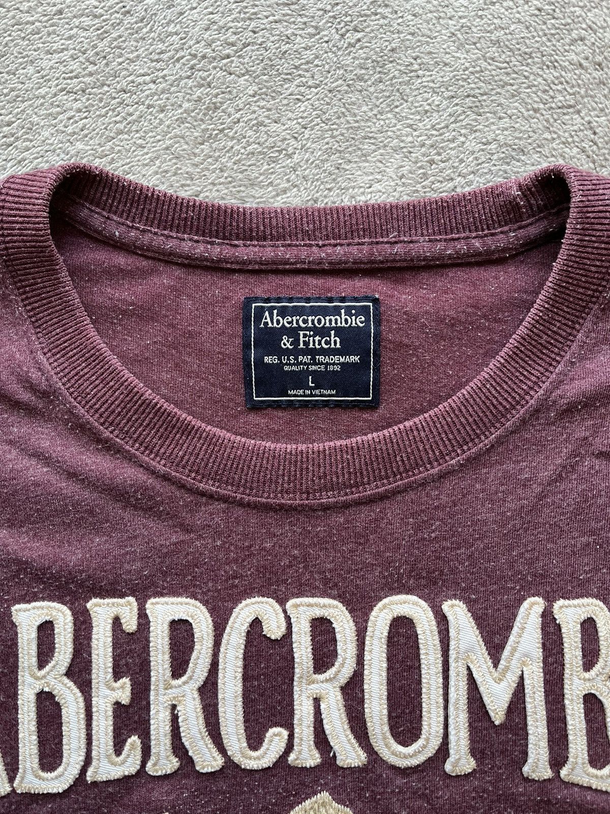 Abercrombie & Fitch × Vintage Vintage Abercrombie & Fitch Long Sleeve T Shirt Y2K 90s Size US L / EU 52-54 / 3 - 3 Thumbnail