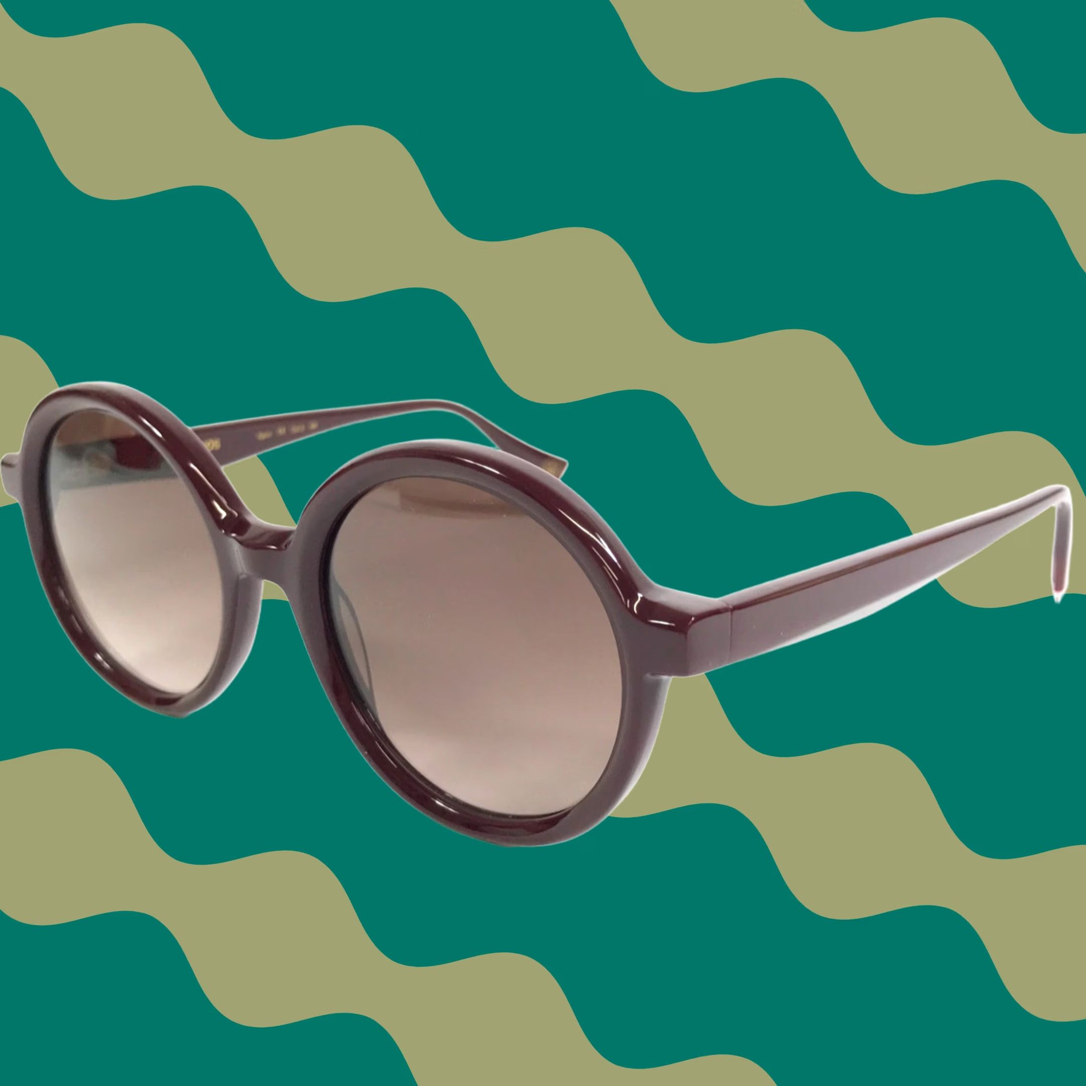 Vintage Smith Sunglasses Madison Women White Shiny Rectangle  display picture 2