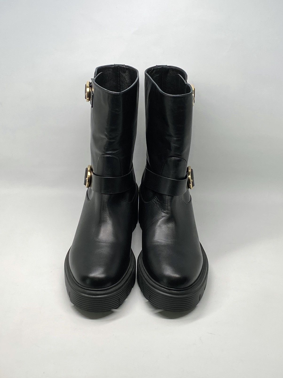 Stuart Weitzman Stuart Weitzman Soho Moto Buckle Booties size 9.5 Size US 9.5 / IT 39.5 - 5 Thumbnail