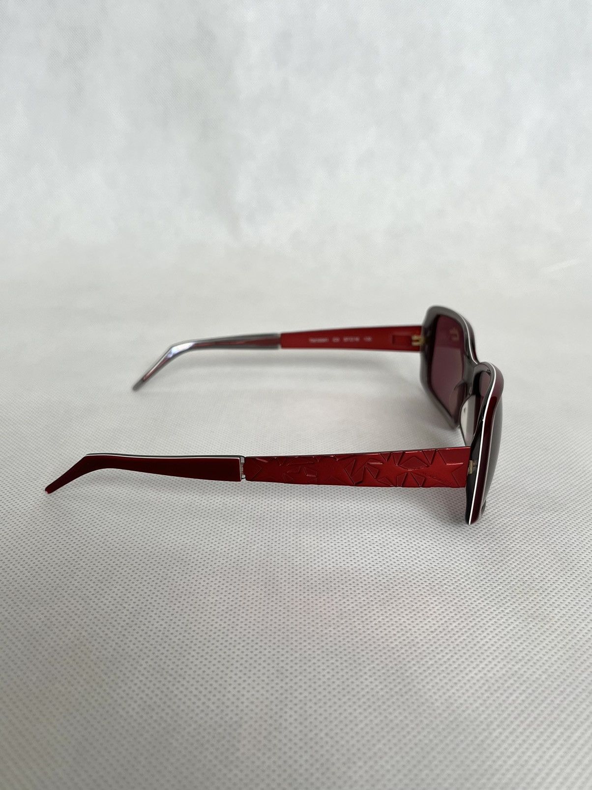 Mugler × Thierry Mugler Mugler Red Stars Sunglasses Avant Garde Size ONE SIZE - 4 Thumbnail