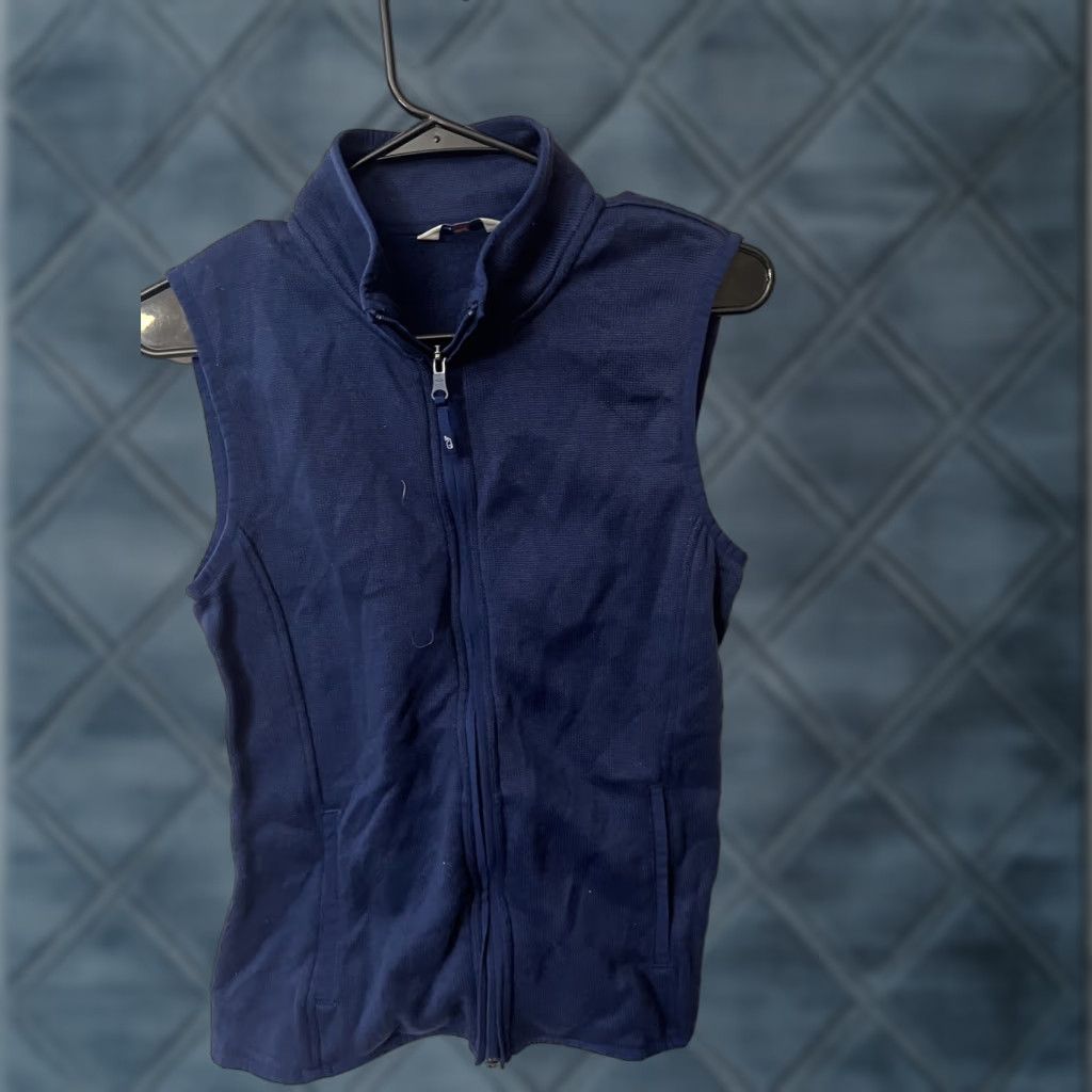 Vineyard Vines Vineyard Vines Vest Womens Medium Blue Fleece Outdoor Campcore Full Zip Size M / US 6-8 / IT 42-44 - 1 Thumbnail