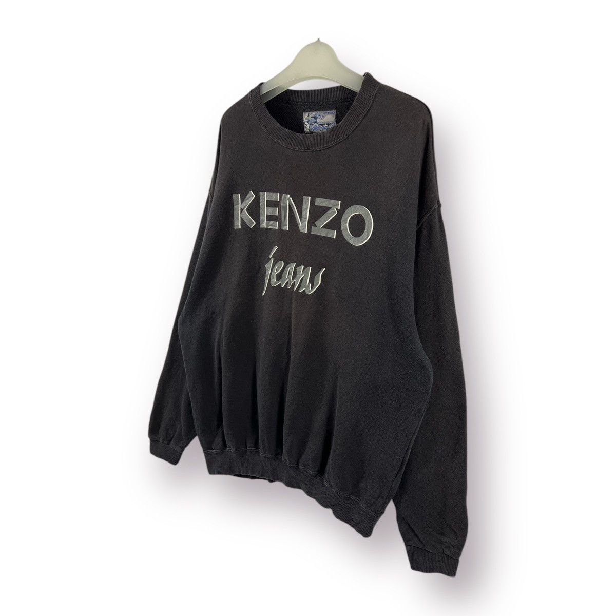 Kenzo 🔥 Vintage Y2K Kenzo Jeans big Logo Sweatshirt Size US M / EU 48-50 / 2 - 2 Thumbnail