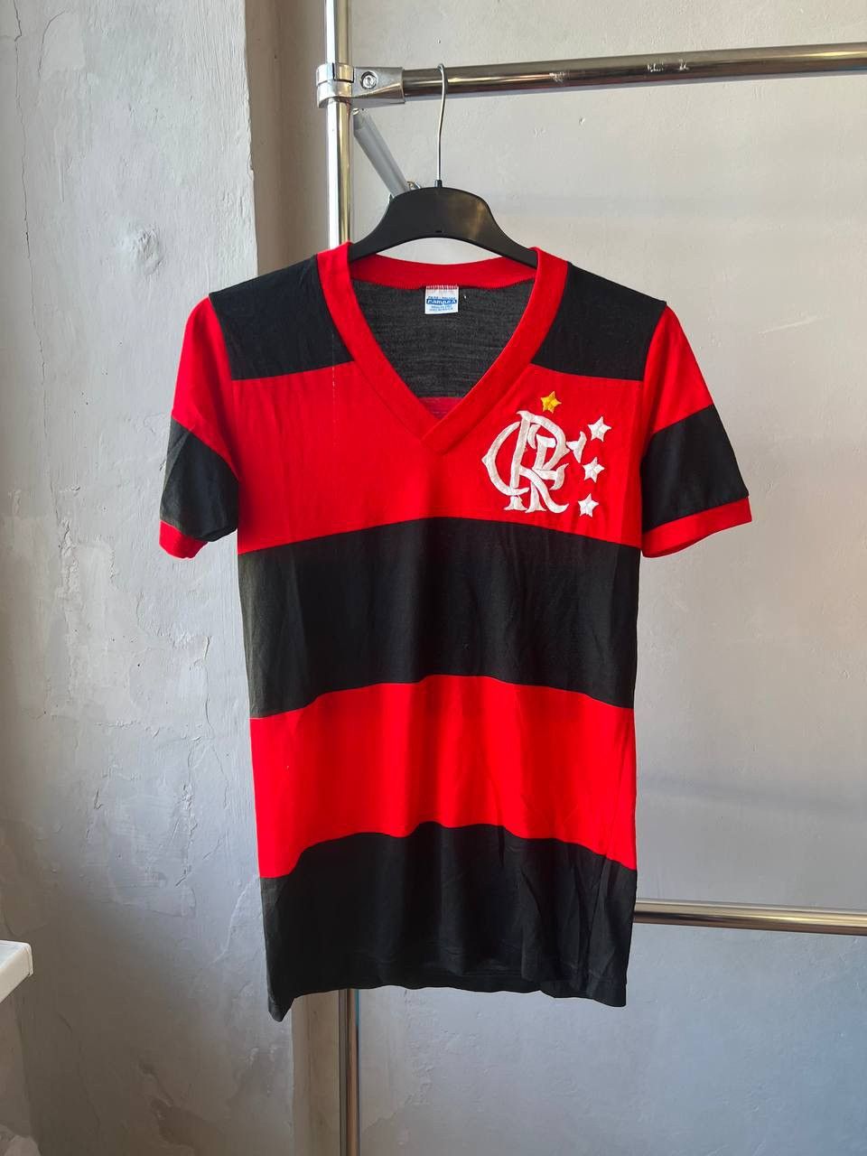 Vintage 1970/80 RARE FLAMENGO HOME SOCCER JERSEY SHIRT CAMPEA Size US M / EU 48-50 / 2 - 2 Thumbnail