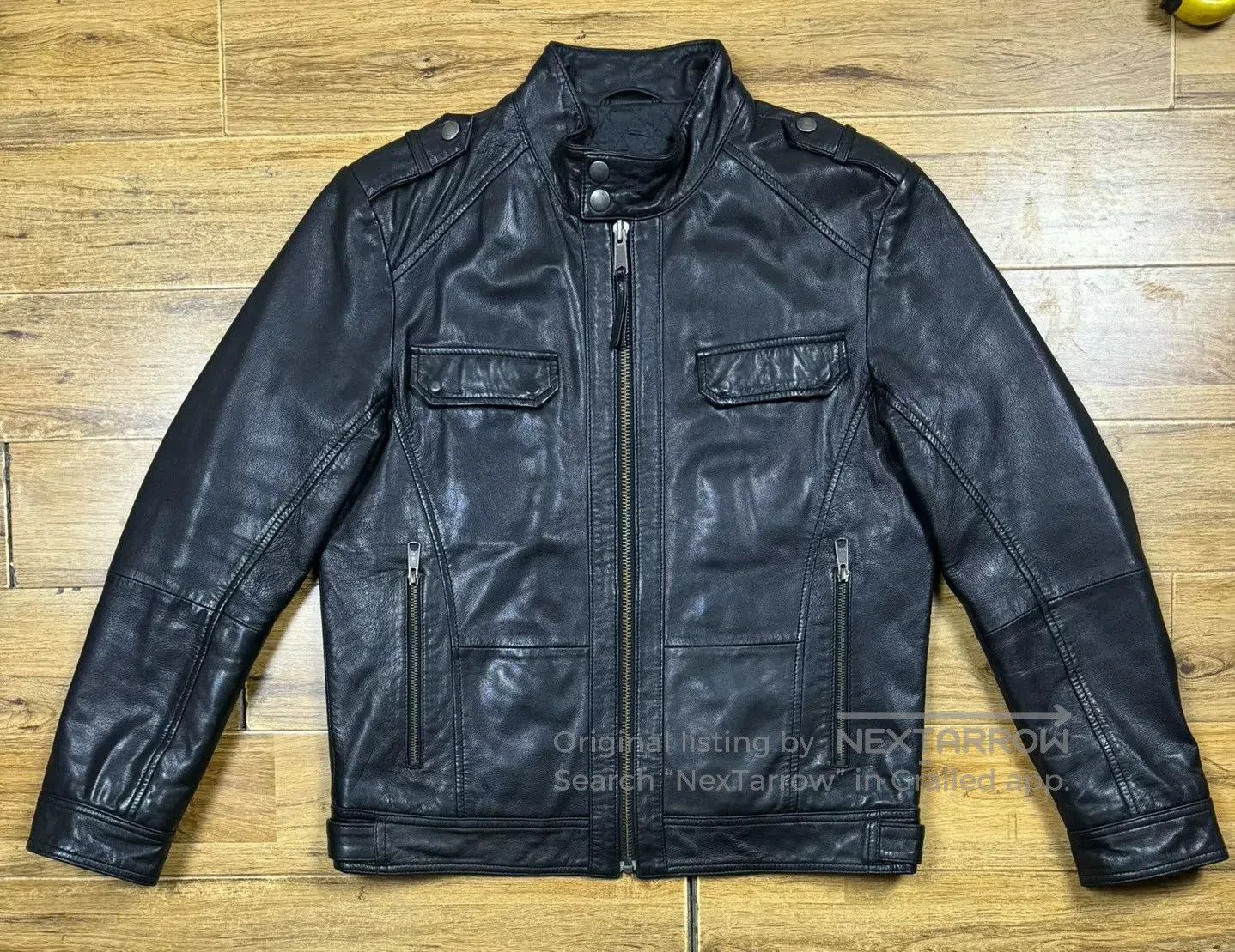 Vintage Genuine MCS Leather Jacket for Business Casual. Size US L / EU 52-54 / 3 - 1 Thumbnail