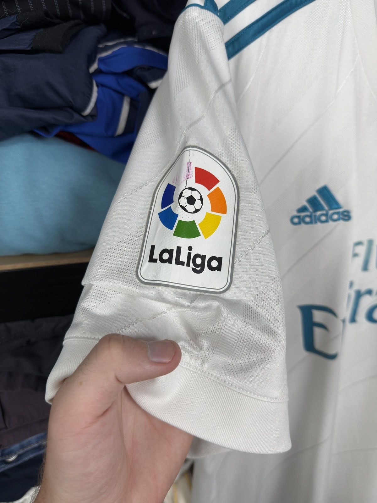 Adidas ADIDAS REAL MADRID 2017/2018 FOOTBALL SHIRT SOCCER JERSEY Size US XL / EU 56 / 4 - 8 Thumbnail