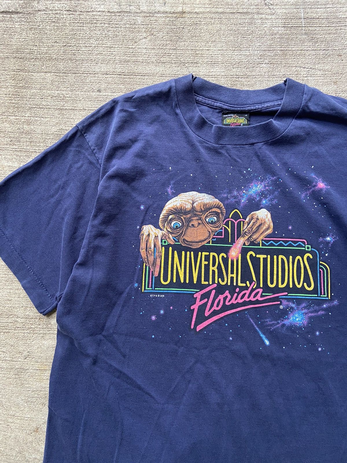 Vintage Universal Studios Florida E.T. Movie Space T-Shirt
