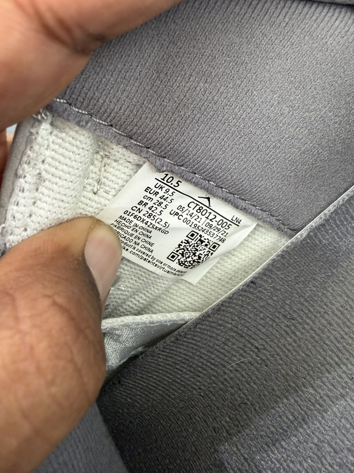 Jordan Brand Air Jordan 11 Cool Grey Size 10.5 (2021) Size US 10.5 / EU 43-44 - 10 Thumbnail