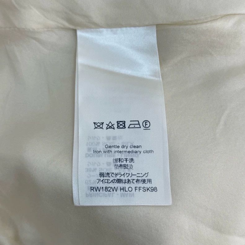 Louis Vuitton Louis Vuitton Beige silver buttoned pleated skirt 2505-Next Size 35" - 6 Thumbnail