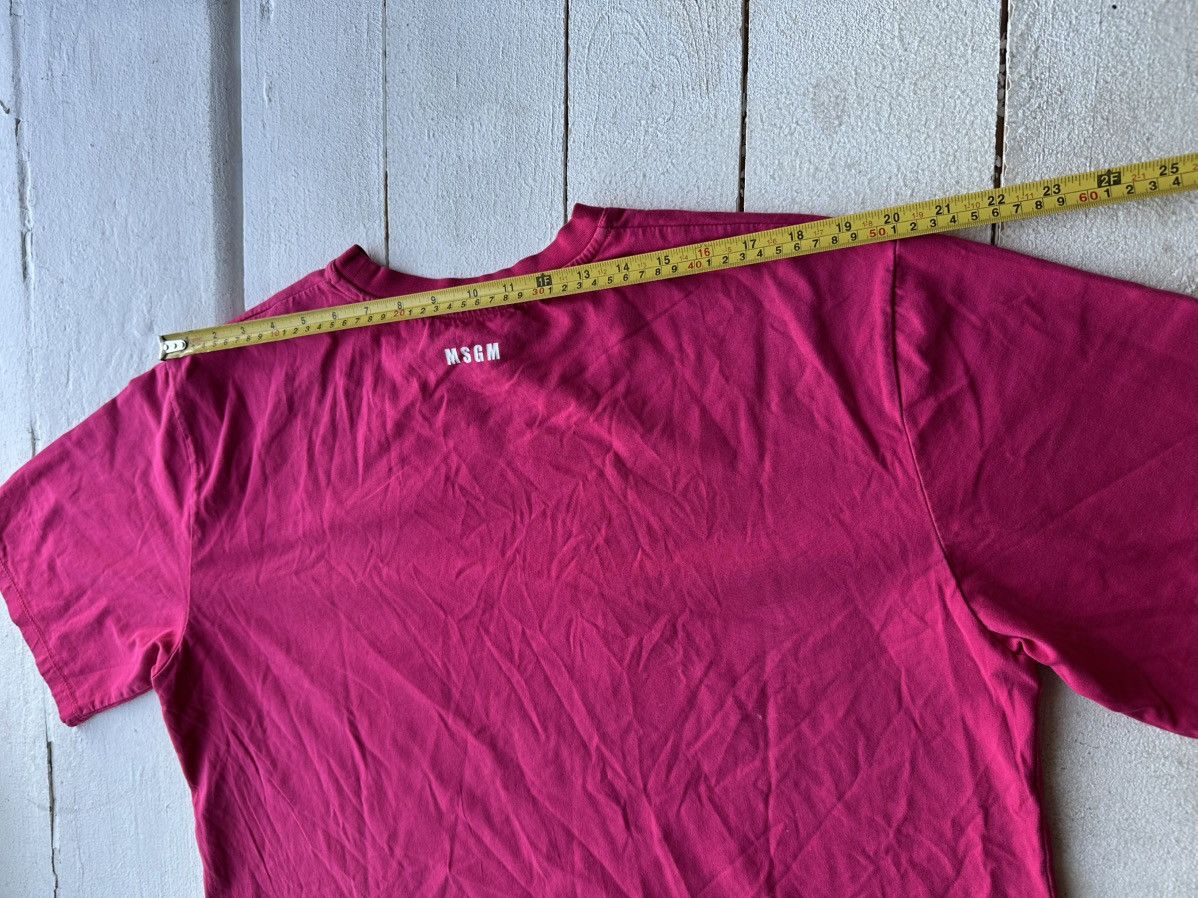 MSGM LUXURY 🚨 MSGM PURPLE TEE WITH LOGO BOXY FIT Y2K RARE Size US XL / EU 56 / 4 - 16 Thumbnail