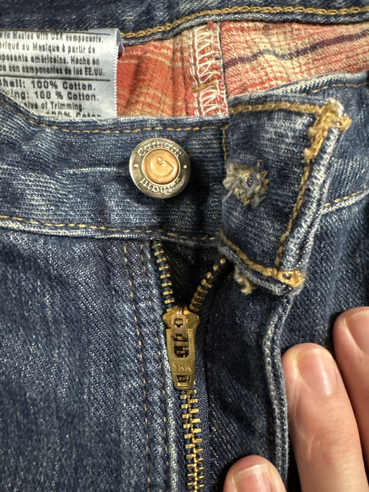 Carhartt Carhartt WB022 ADT Flannel Lined Jeans Size US 34 / EU 50 - 3 Thumbnail