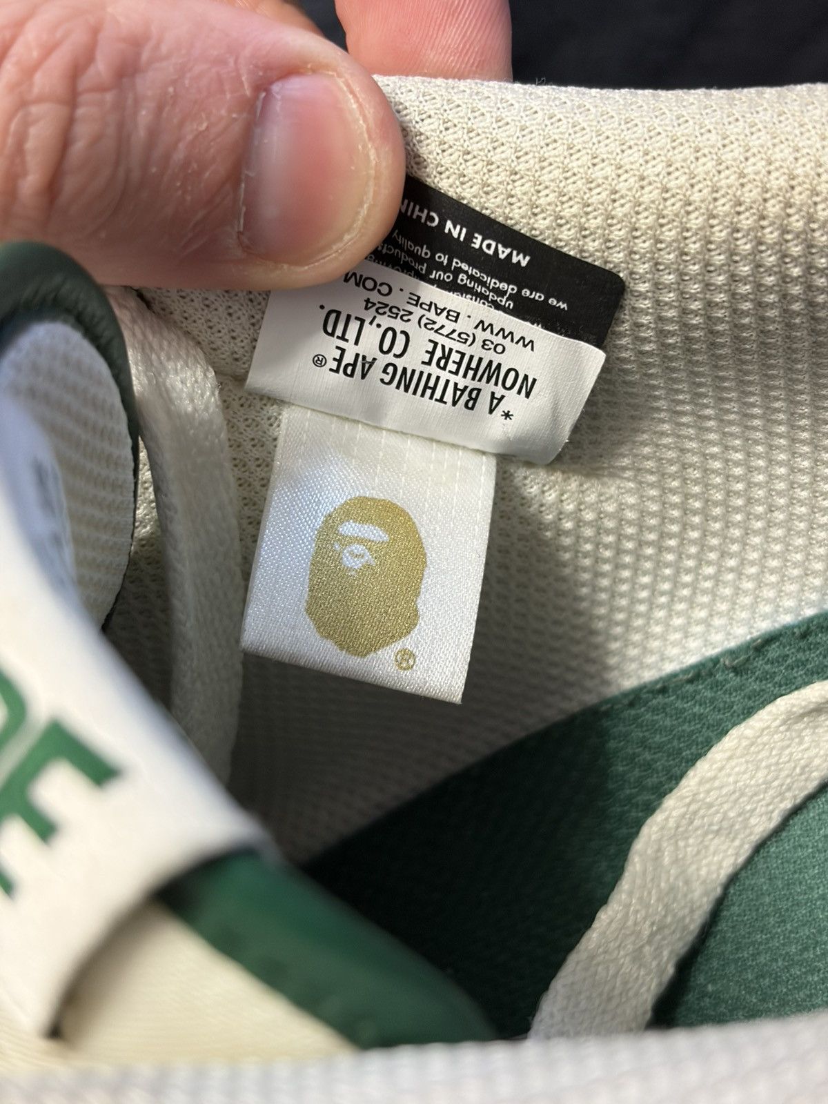 Bape Bapesta Sk8sta Green Grey Size US 11 / EU 44 - 13 Thumbnail