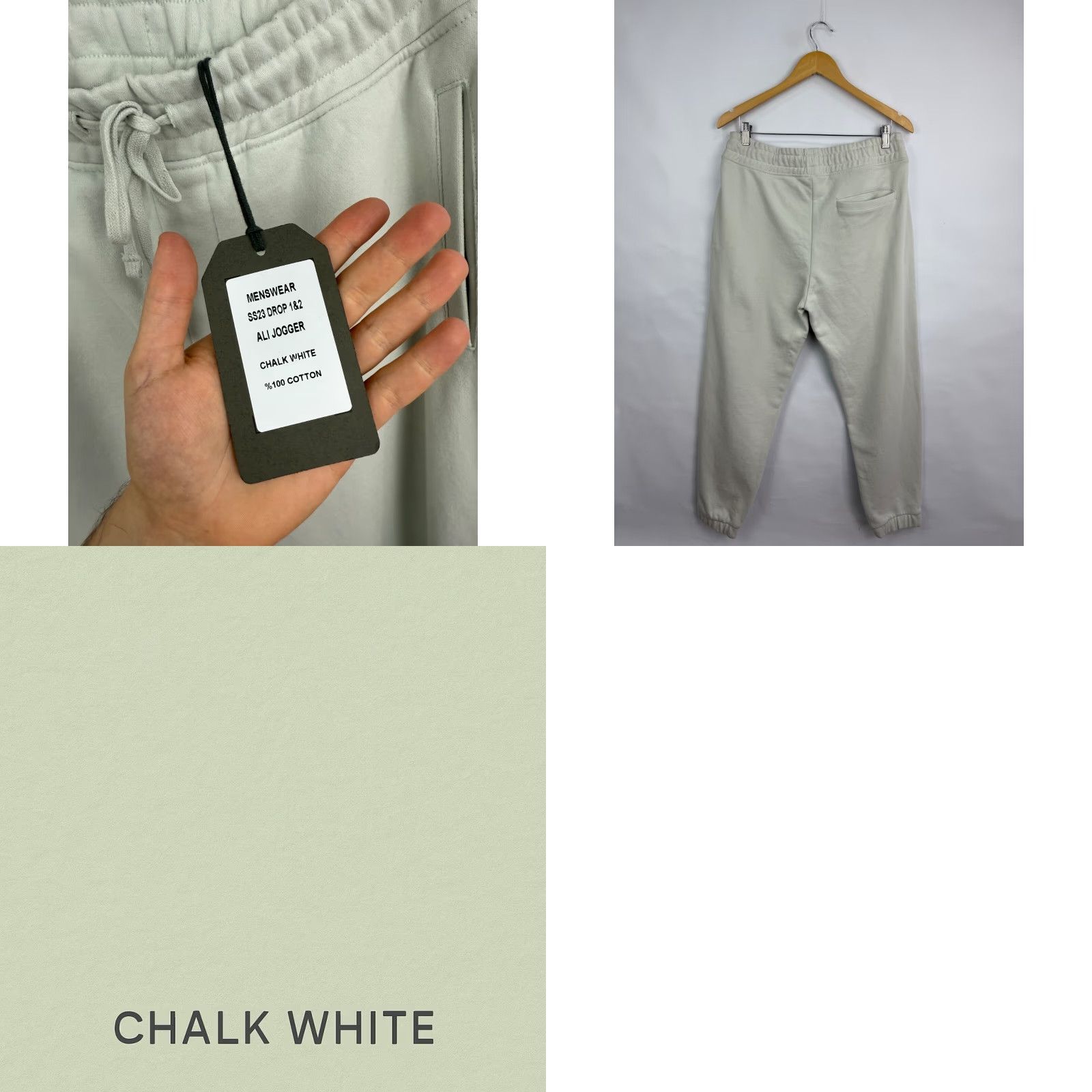 Reiss Reiss Jogger Chalk White Retro Y2K M Adult Mens Size M Size US 31 - 8 Thumbnail