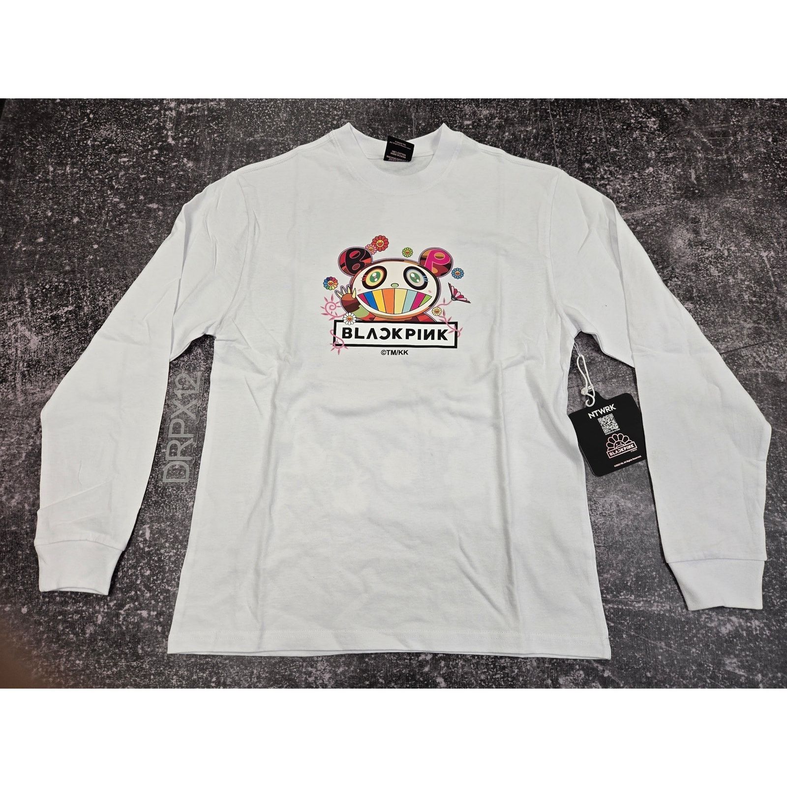 Takashi Murakami BLACKPINK x Murakami White LS Tee Flower Garden Size XS NWT Size XS / US 0-2 / IT 36-38 - 1 Thumbnail