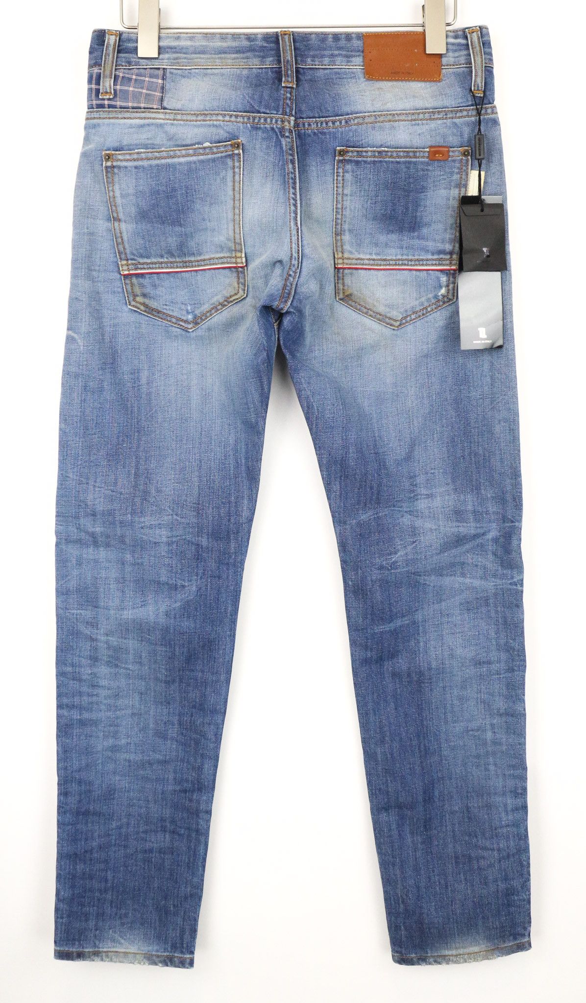 Takeshy Kurosawa W30 Blue Slim Washed Cotton Jeans 74806 Size US 30 / EU 46 - 2 Thumbnail