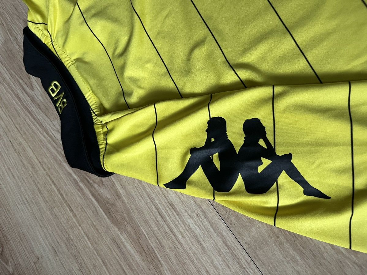 Kappa Kappa Borussia Dortmund BVB 2010-2011 Home Kit Soccer Jersey Size US L / EU 52-54 / 3 - 19 Thumbnail