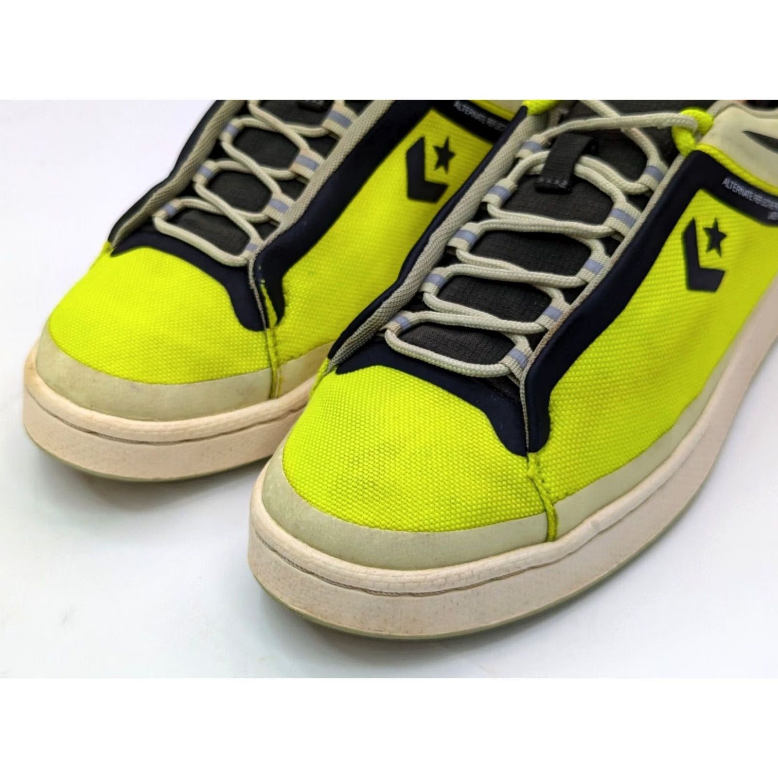 Converse Converse Pro Leather OX Low Top Shoe Mens 8 Yellow Canvas Reflective 169523C Athletic Sneaker Size US M / EU 48-50 / 2 - 5 Thumbnail