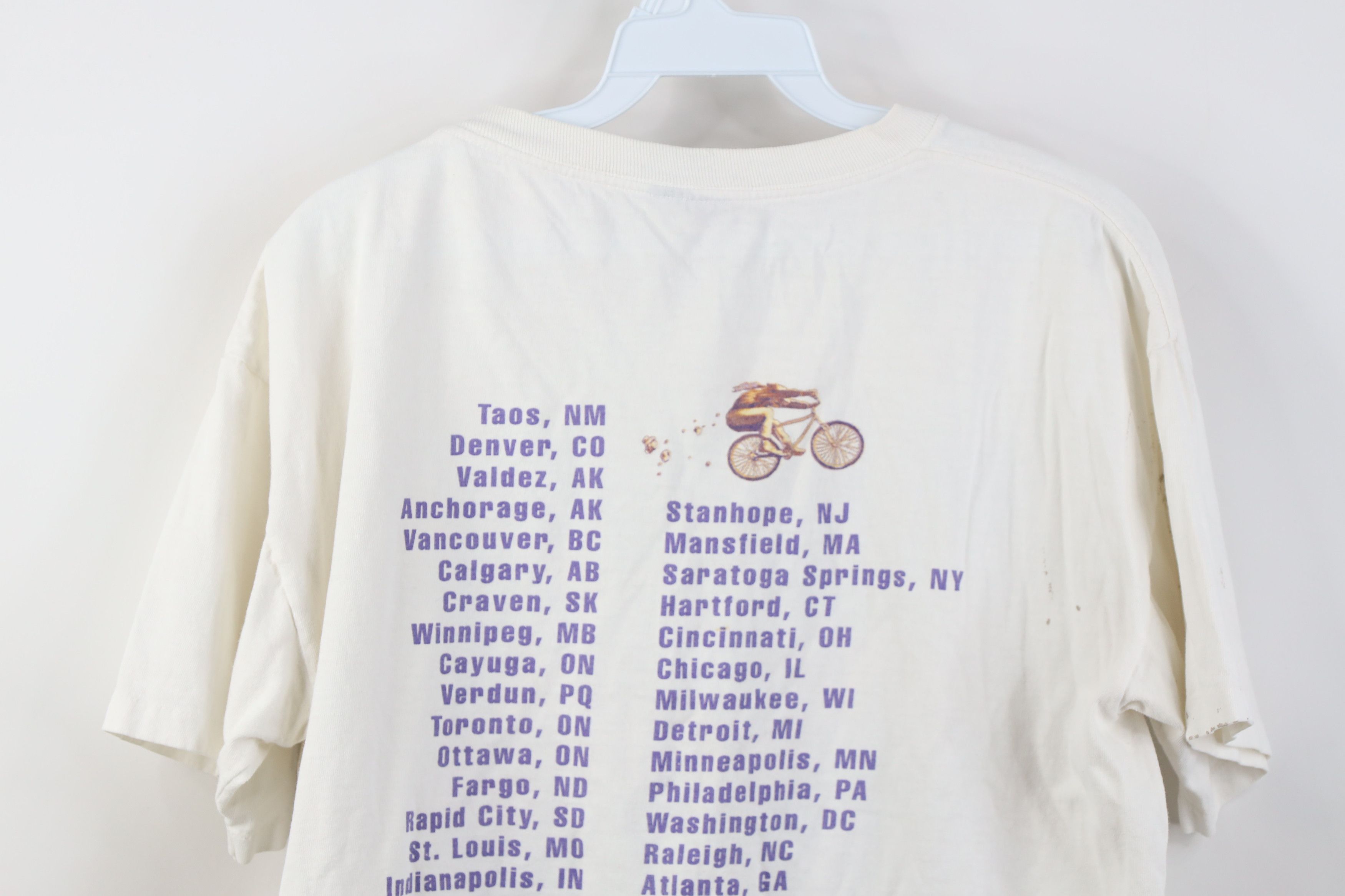 Vintage Vintage 90s 1995 Tour Blues Traveler Band T-Shirt USA Size L / US 10 / IT 46 - 15 Thumbnail