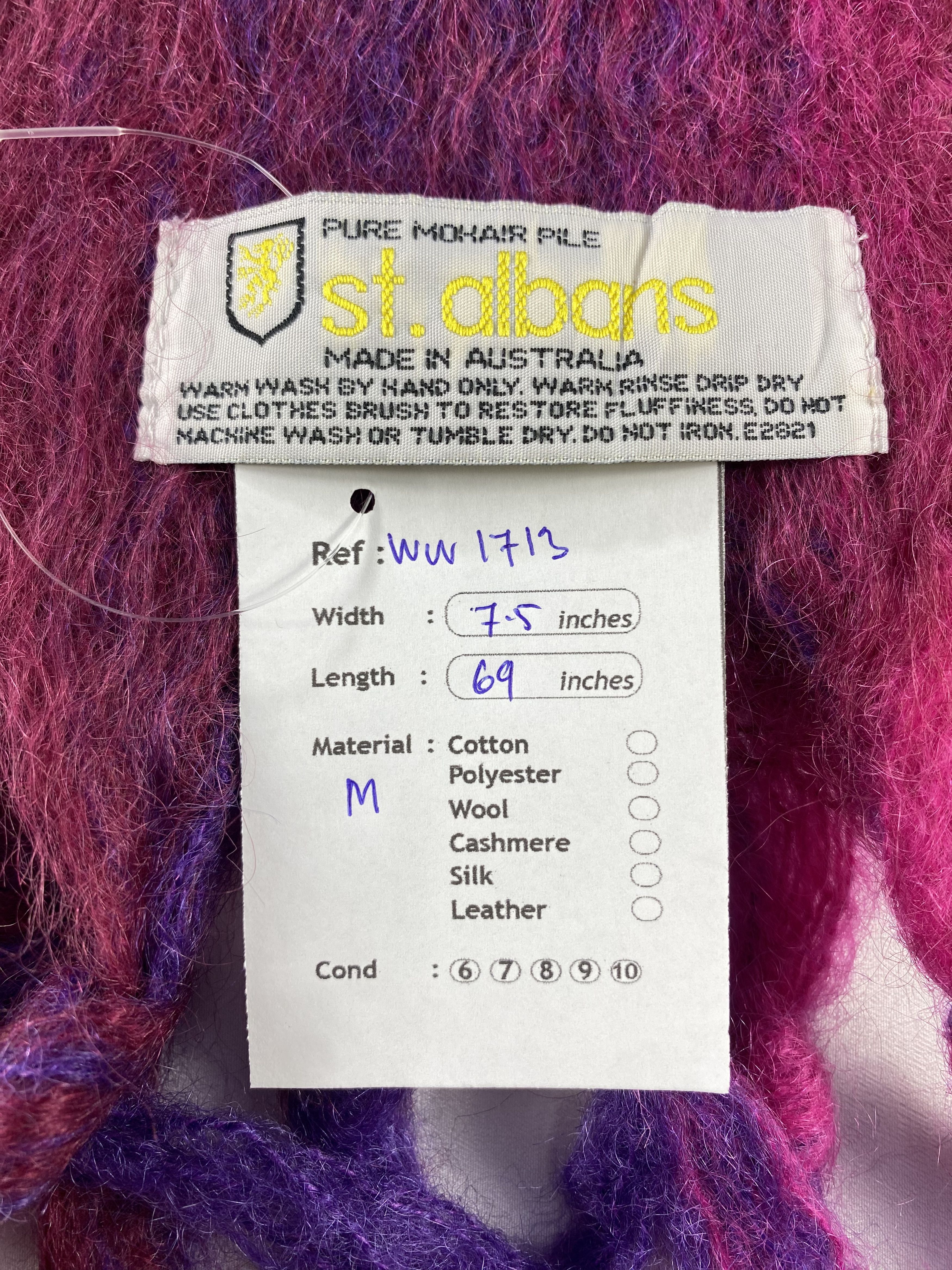 Vintage Vintage Mohair Scarf / Muffler / Neckwear Size ONE SIZE - 6 Thumbnail