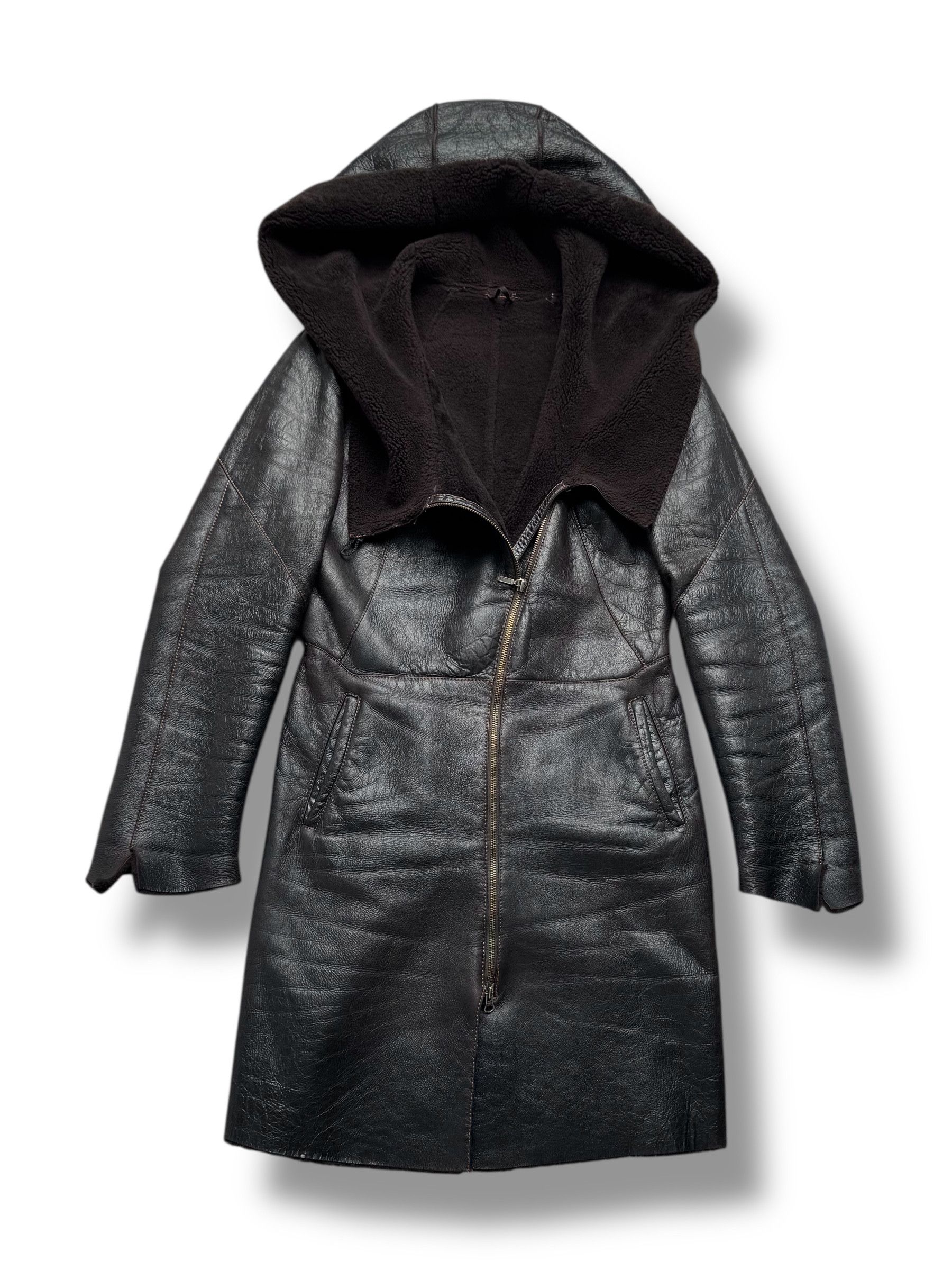 Vintage Y2K Real Sheepskin Coat(V422) Size S / US 4 / IT 40 - 1 Thumbnail