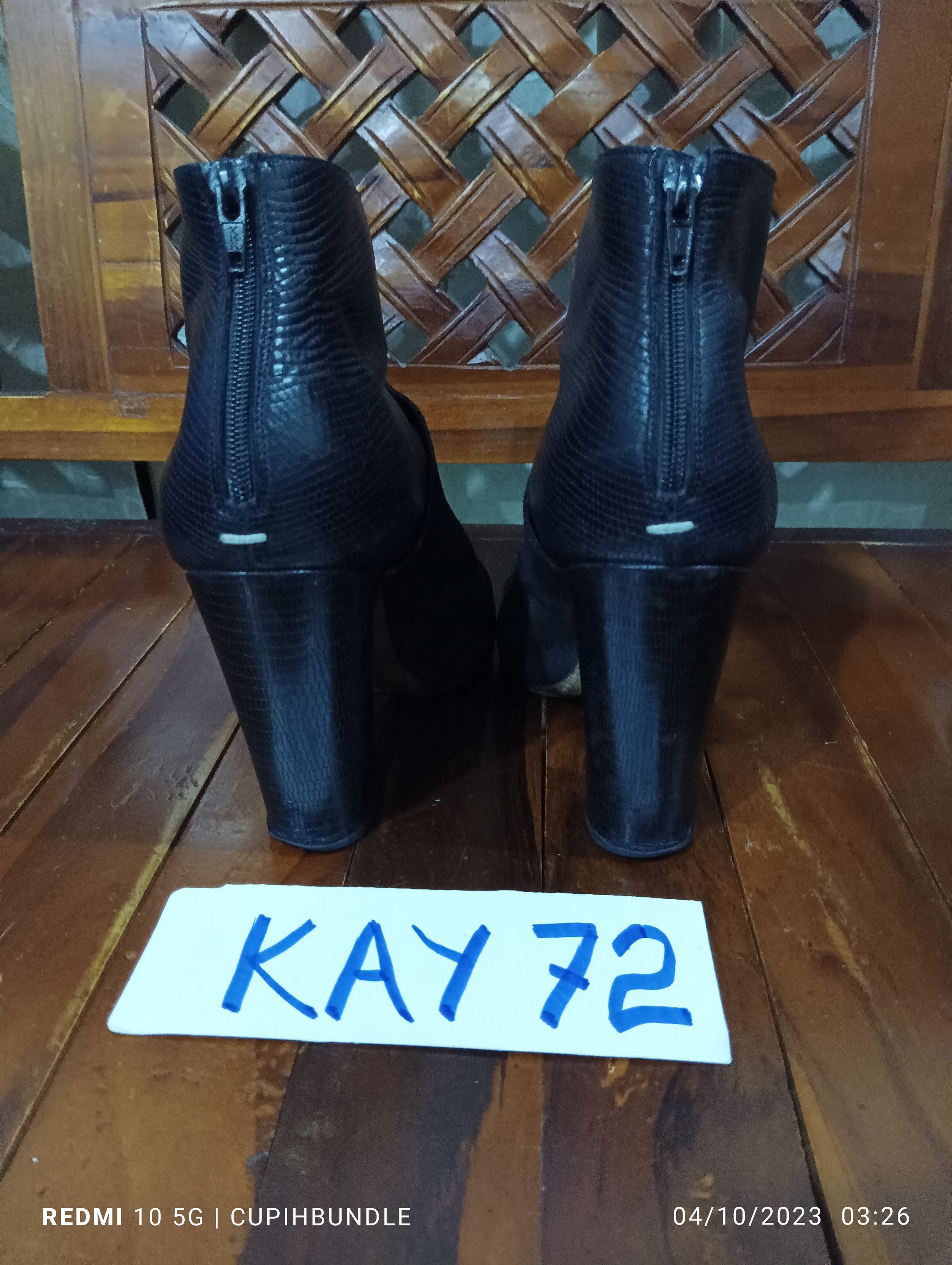 Maison Margiela MAISON MARTIN MARGIELA LEATHER HEEL SANDAL Size US 8 / IT 38 - 7 Thumbnail
