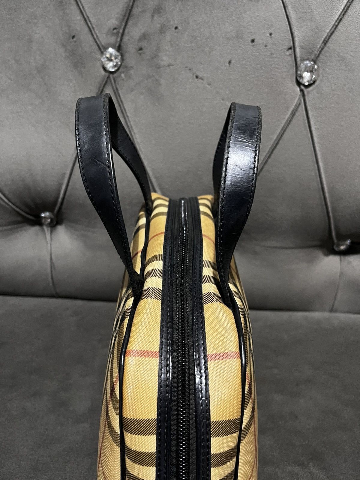 Burberry Authentic Burberry Nova Check Dome Handbag Size ONE SIZE - 16 Thumbnail
