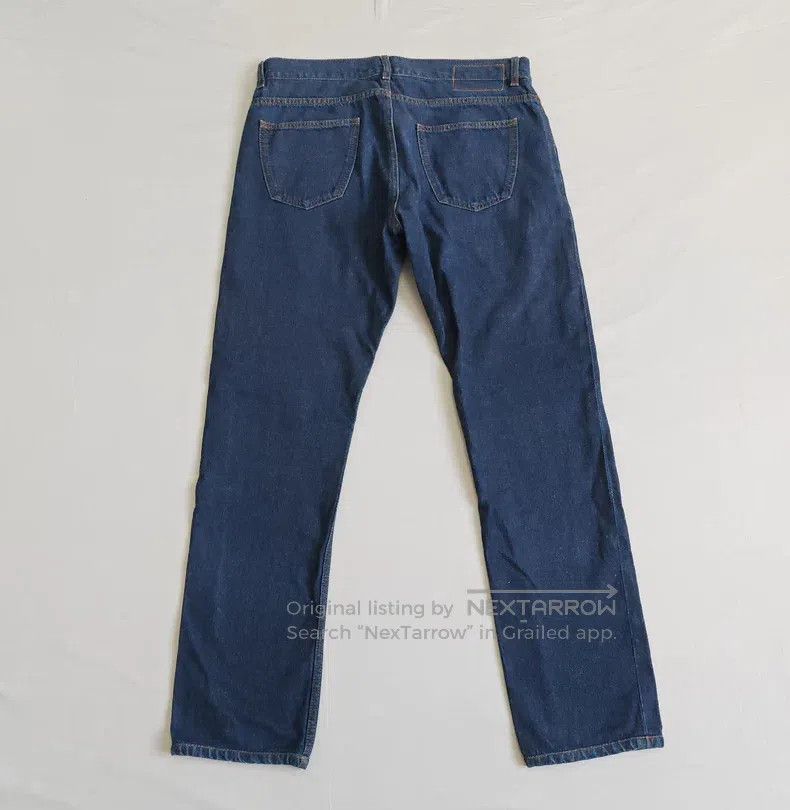 Hermes Hermes Men's Casual Denim Pants, Deep Blue, Pure Cotton, L Size US 40 / EU 56 - 8 Thumbnail