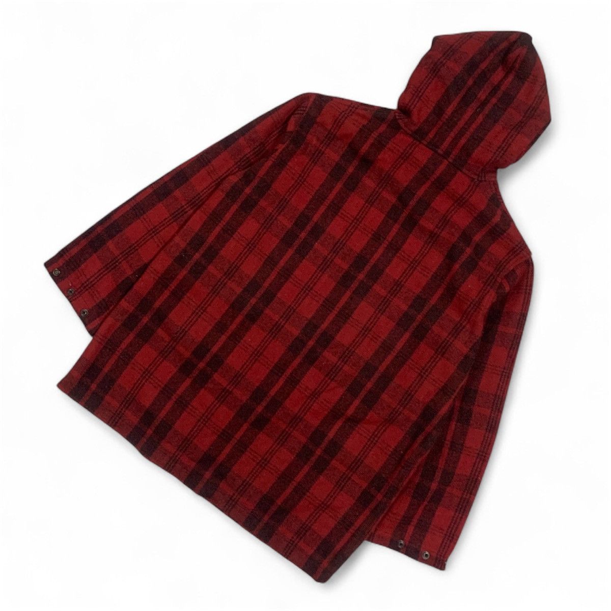 Toyo Enterprises Vtg Style Eyes Toyo Enterprise Plaid Wool Hooded Jacket Size US S / EU 44-46 / 1 - 6 Thumbnail