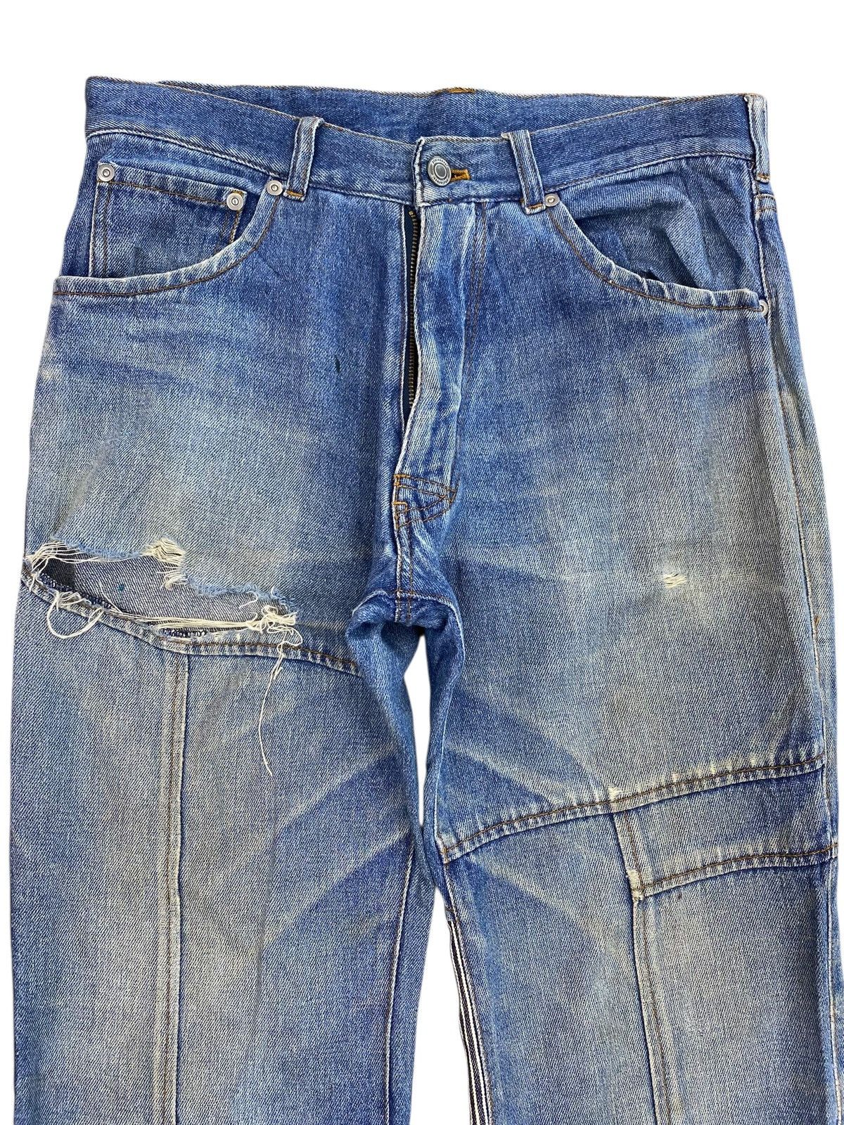 Japanese Brand Japanese Brand Arrow Line Style Wide Leg Jeans Size US 30 / EU 46 - 2 Thumbnail