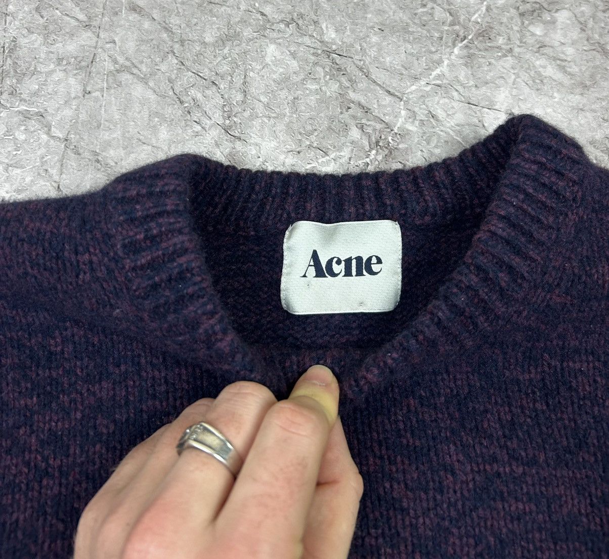 Acne Studios Acne Studios Wool Sweatshirt Size US S / EU 44-46 / 1 - 4 Thumbnail