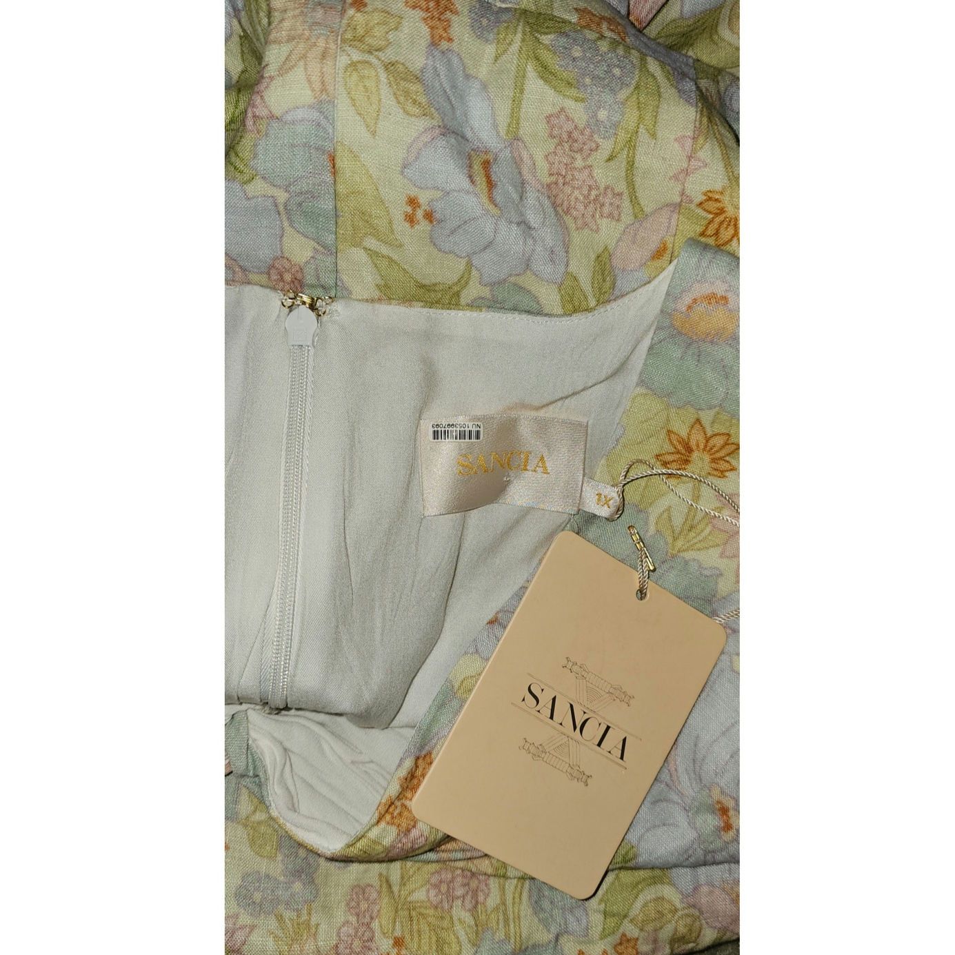 Anthropologie NWT Sancia The Aida Floral Wide-Leg Jumpsuit $239 PLUS 1X Size 40" / US 18 - 7 Thumbnail