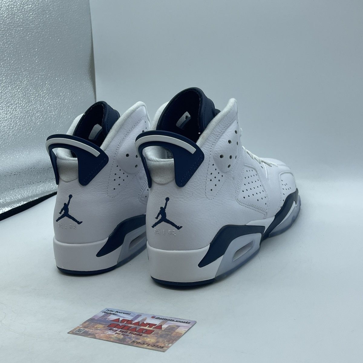 Jordan Brand Air Jordan 6 midnight navy Size US 9.5 / EU 42-43 - 5 Thumbnail