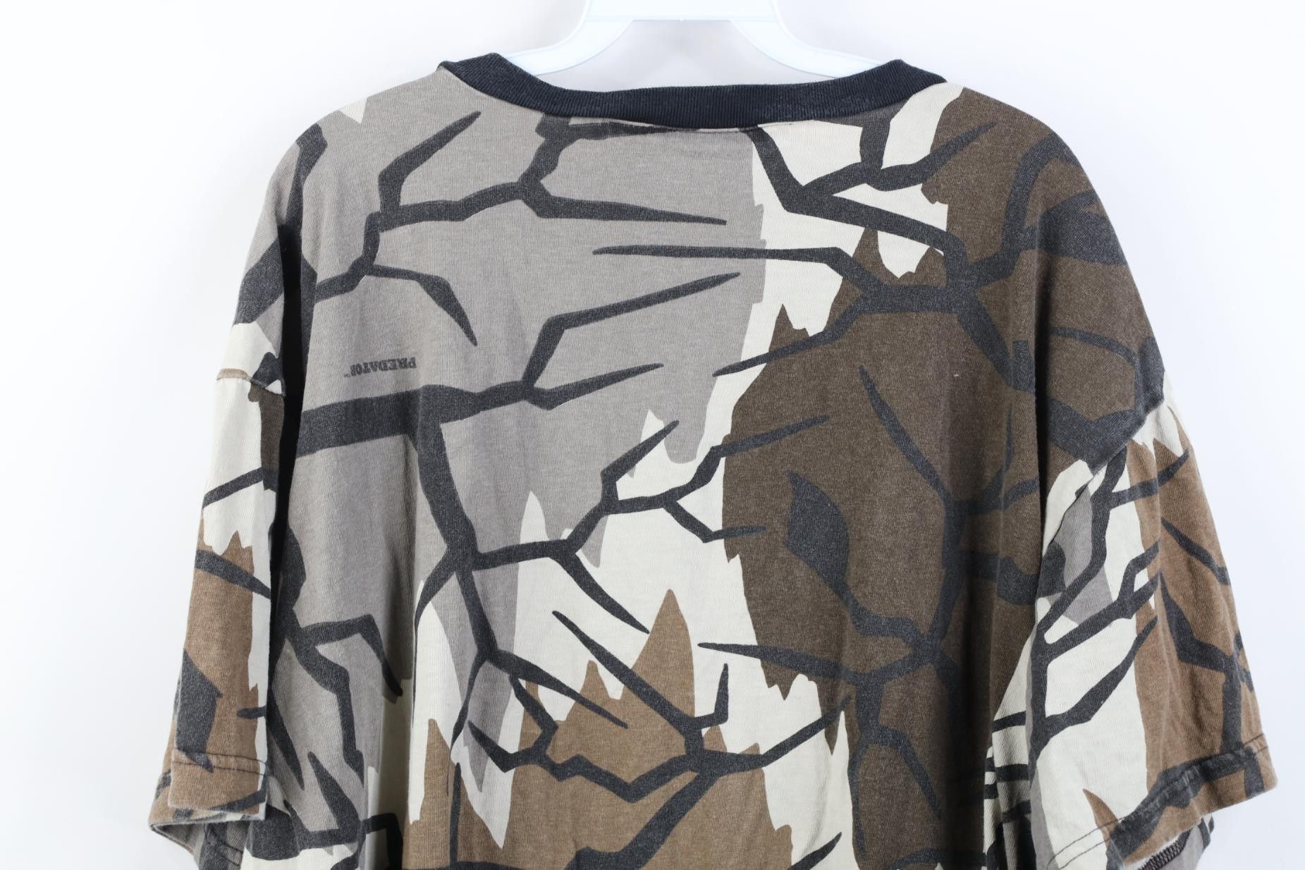 Vintage Vintage 90s Streetwear Camouflage T-Shirt Cotton USA Size US XL / EU 56 / 4 - 12 Thumbnail